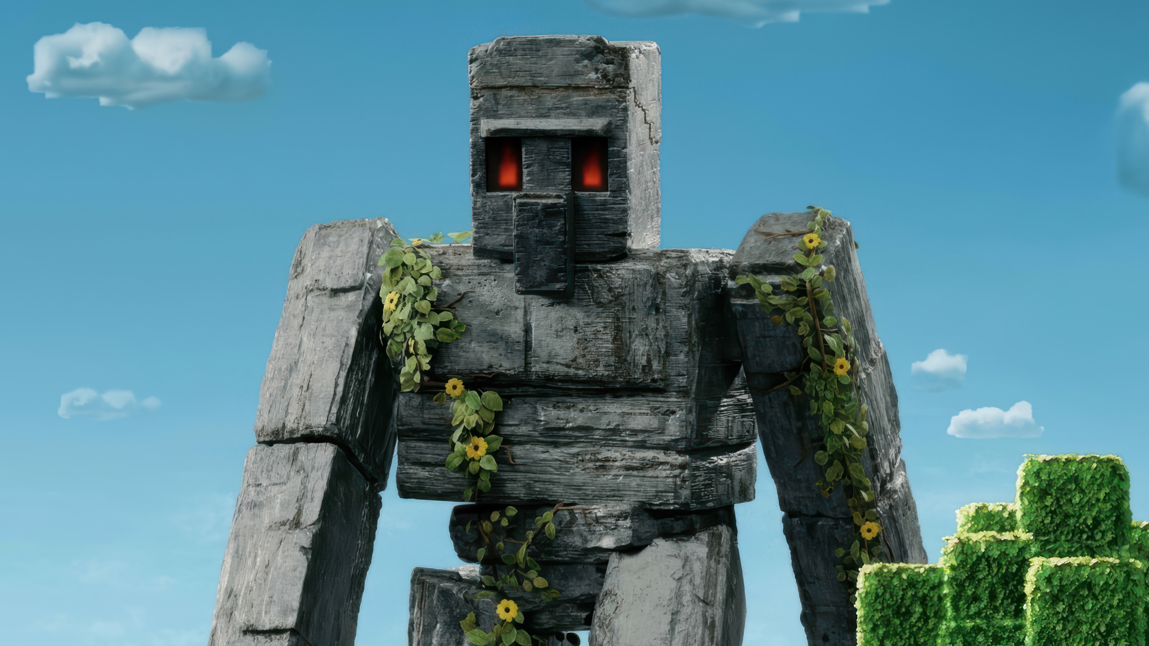 Minecraft Golem in 4K HD Wallpaper