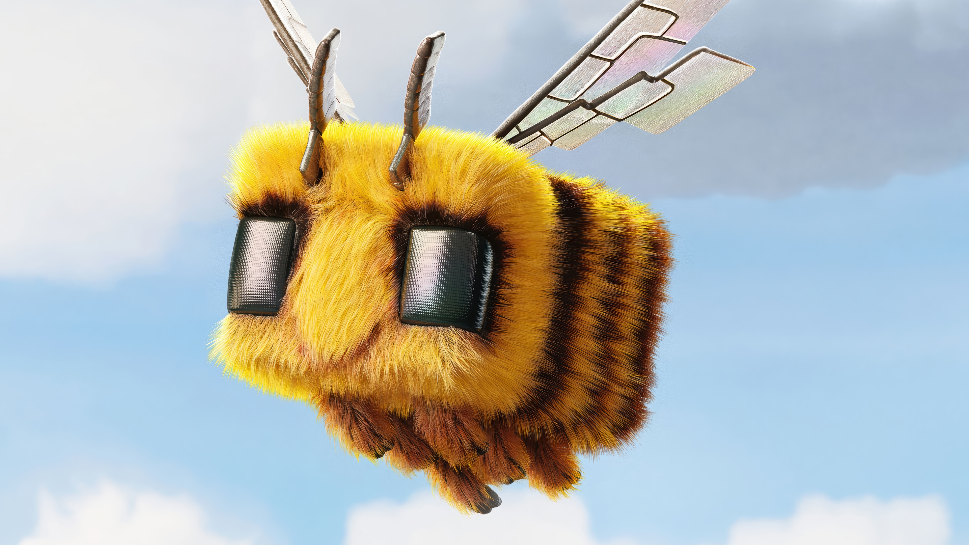 Minecraft Bee 4K HD Wallpaper