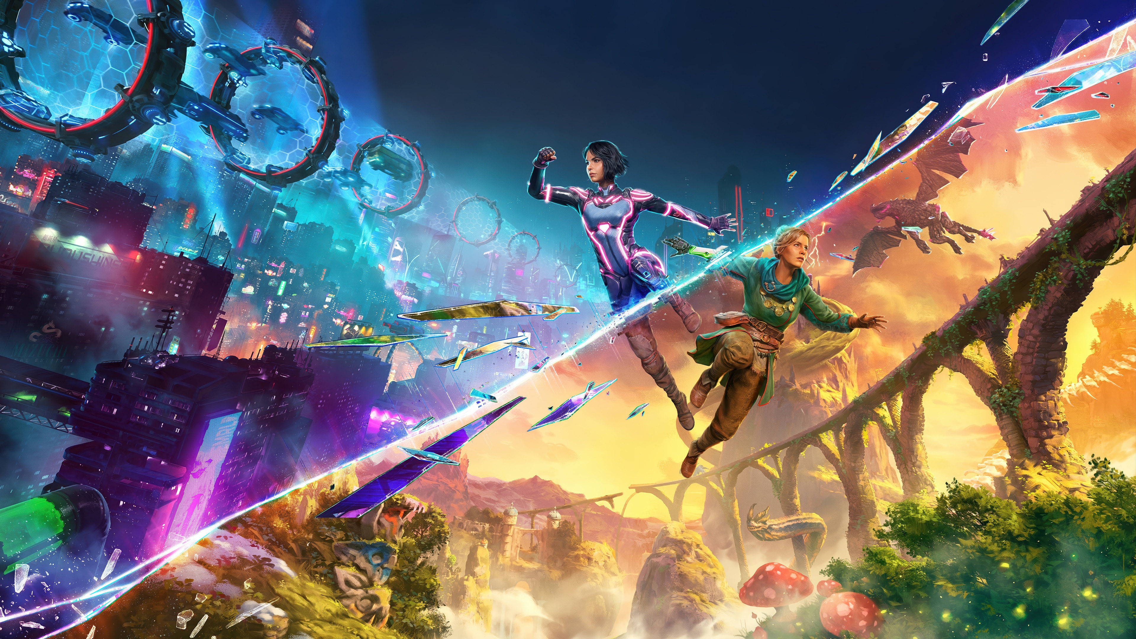 Split Fiction Video Game 4K HD Wallpaper