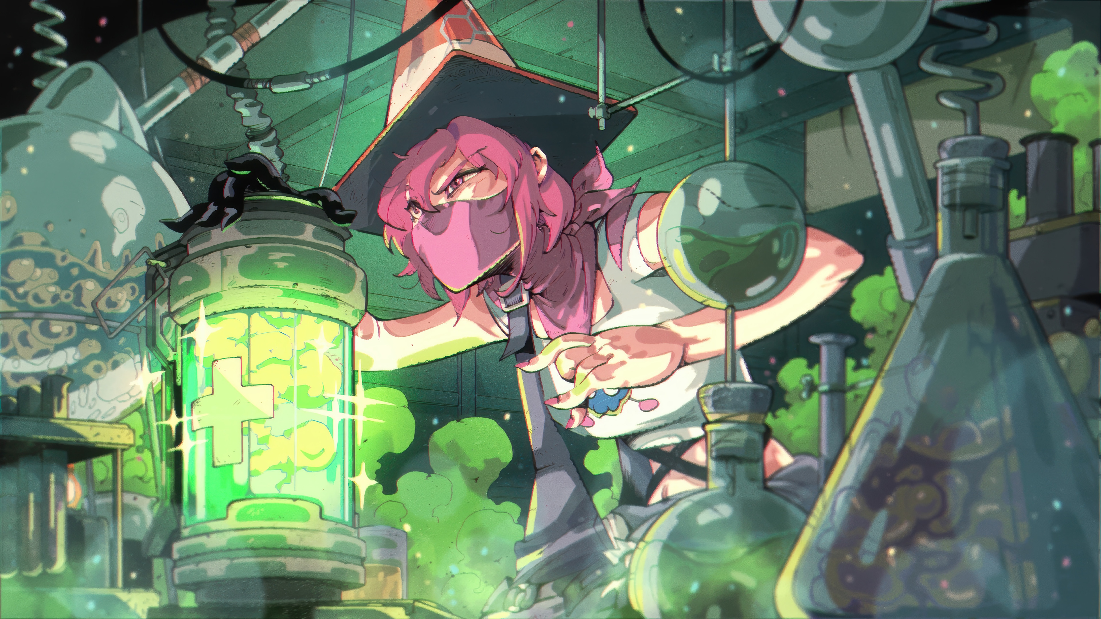 Fortnite Witch in a Laboratory HD Wallpaper