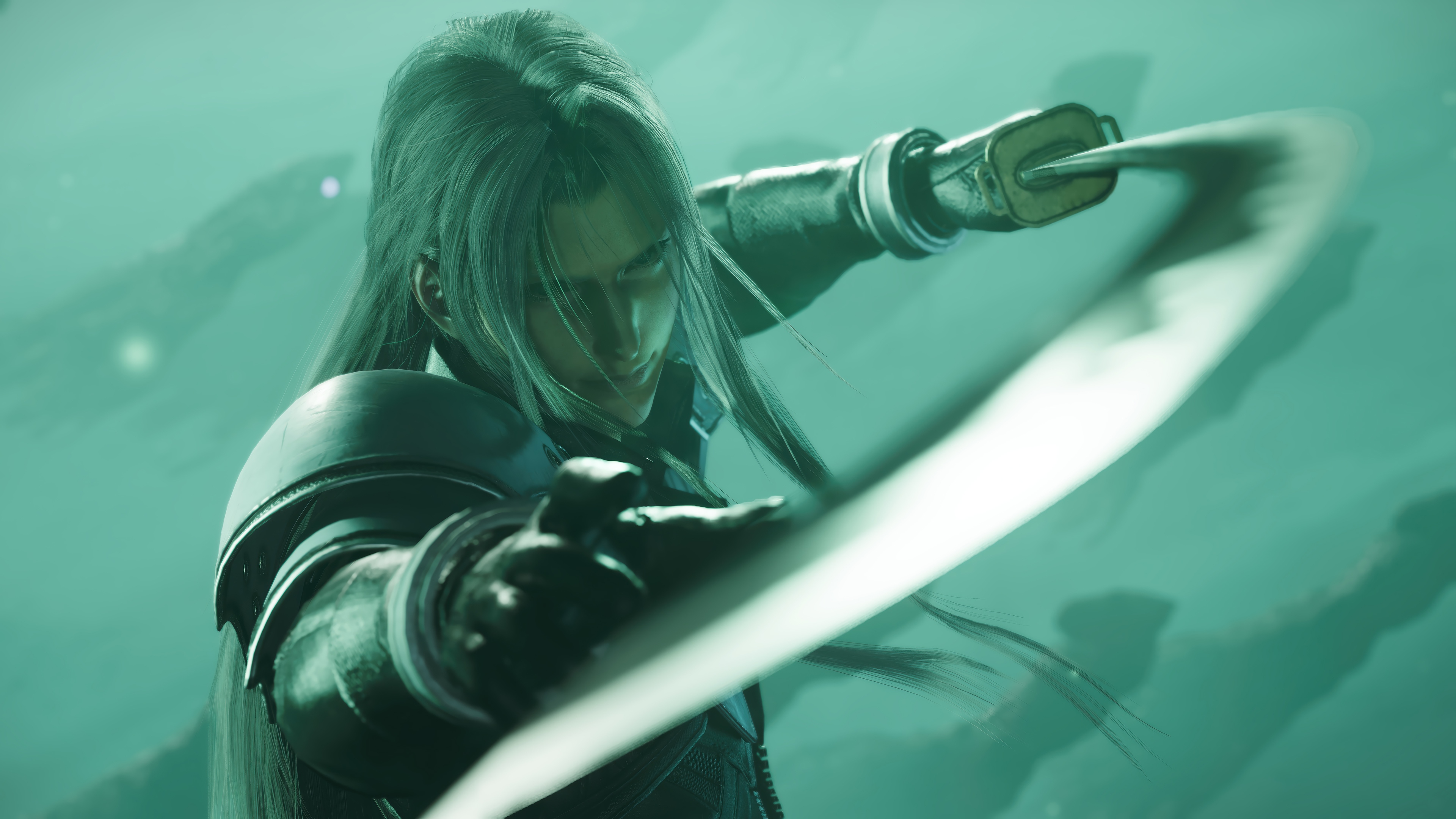 Sephiroth with a sword in 4K HD Wallpaper