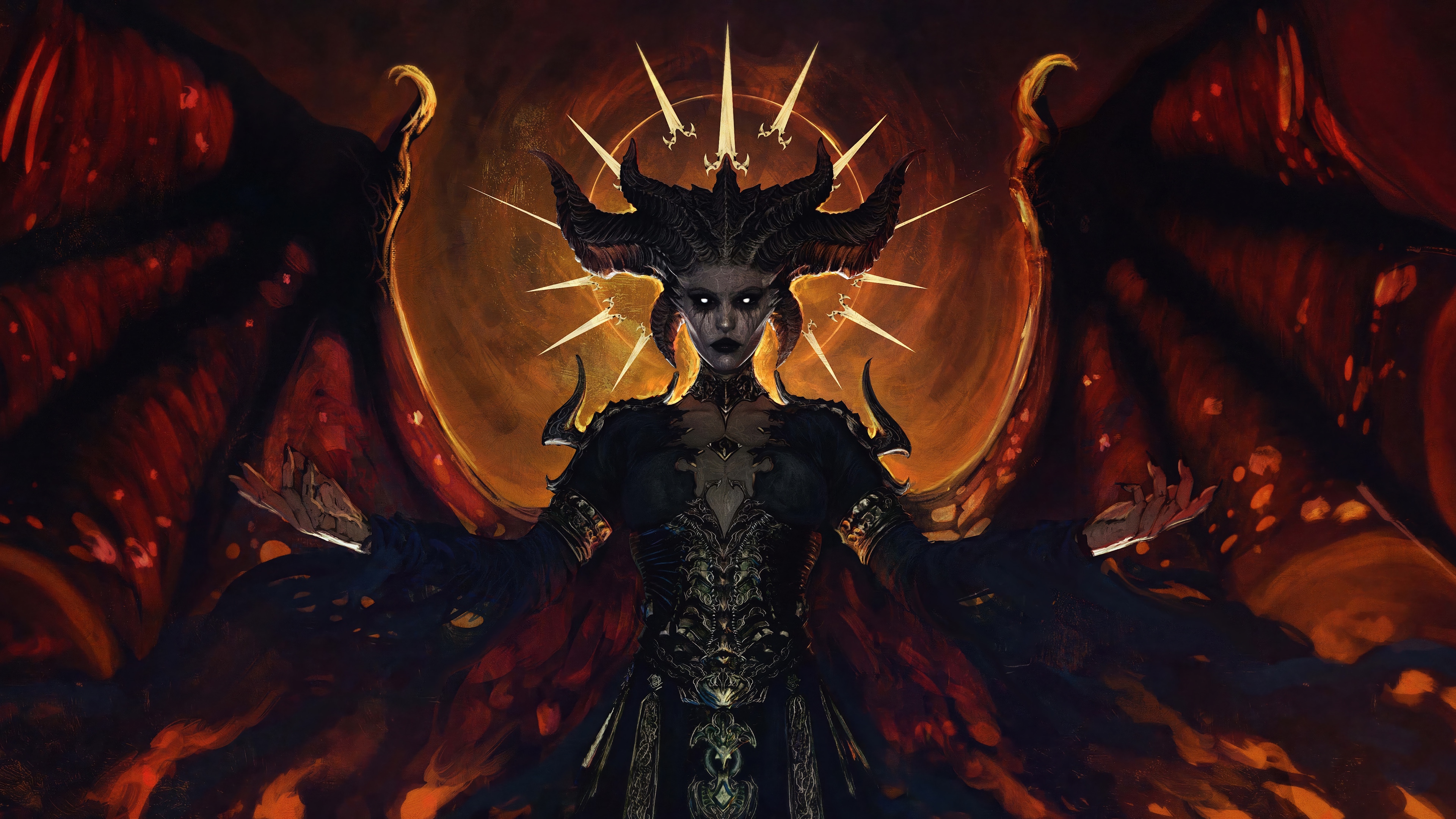 Lilith from Diablo IV 4K HD Wallpaper