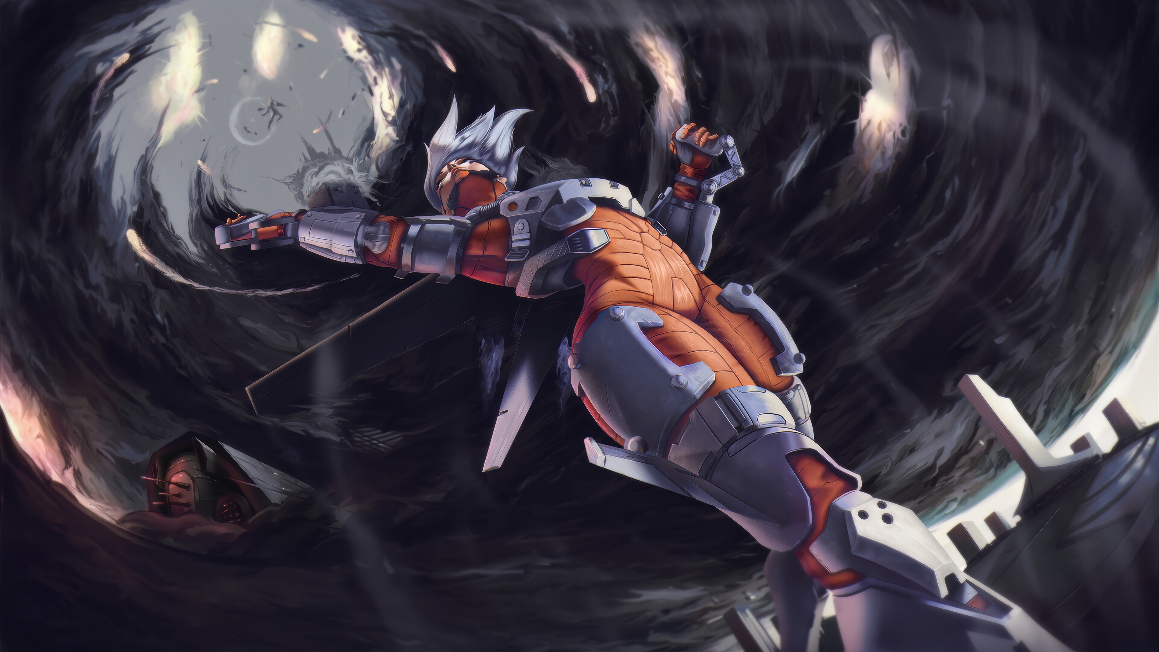 Apex Legends Valkyrie in a Vortex 4K HD Wallpaper