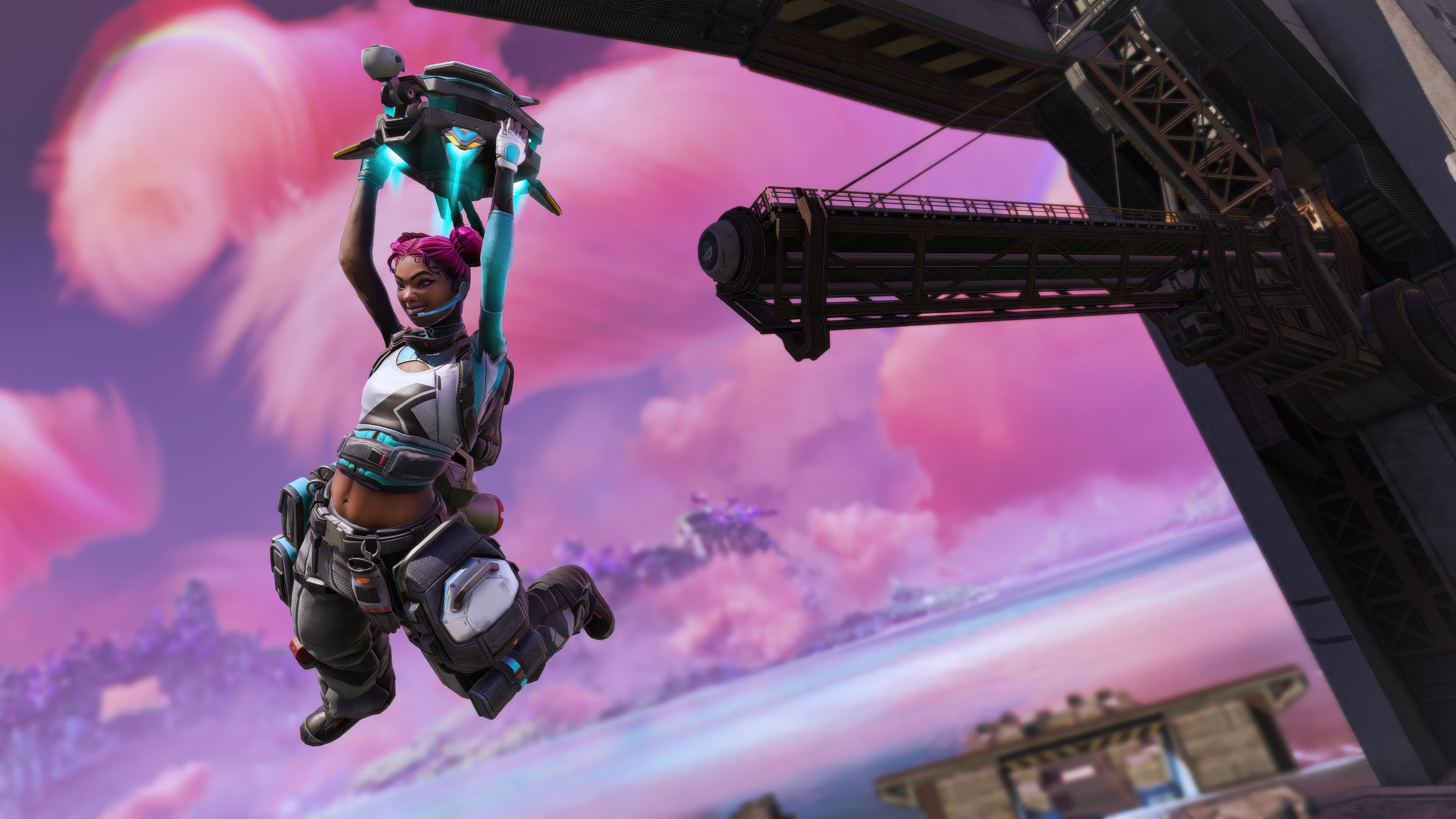 Lifeline from Apex Legends holding a drone HD Wallpaper
