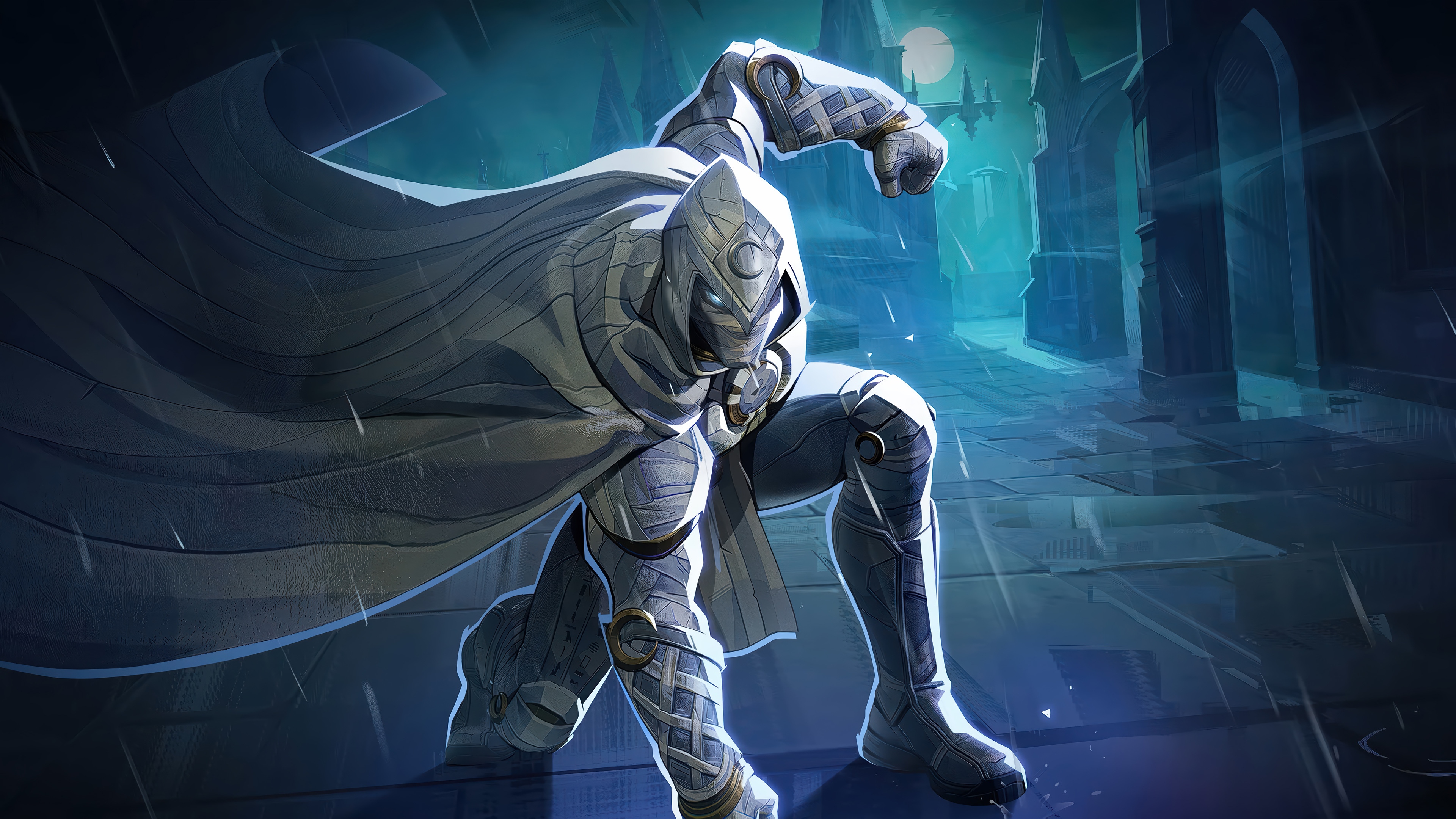 Moon Knight in Marvel Rivals 4K HD Wallpaper