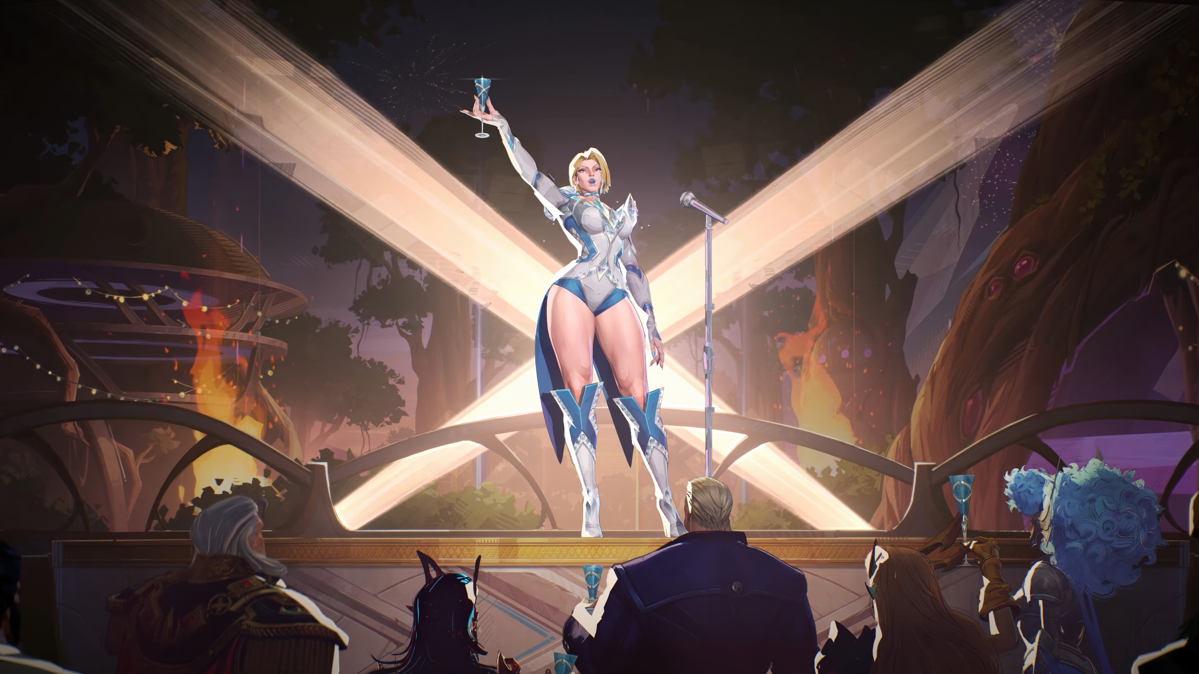 Emma Frost in Marvel Rivals 4K HD Wallpaper