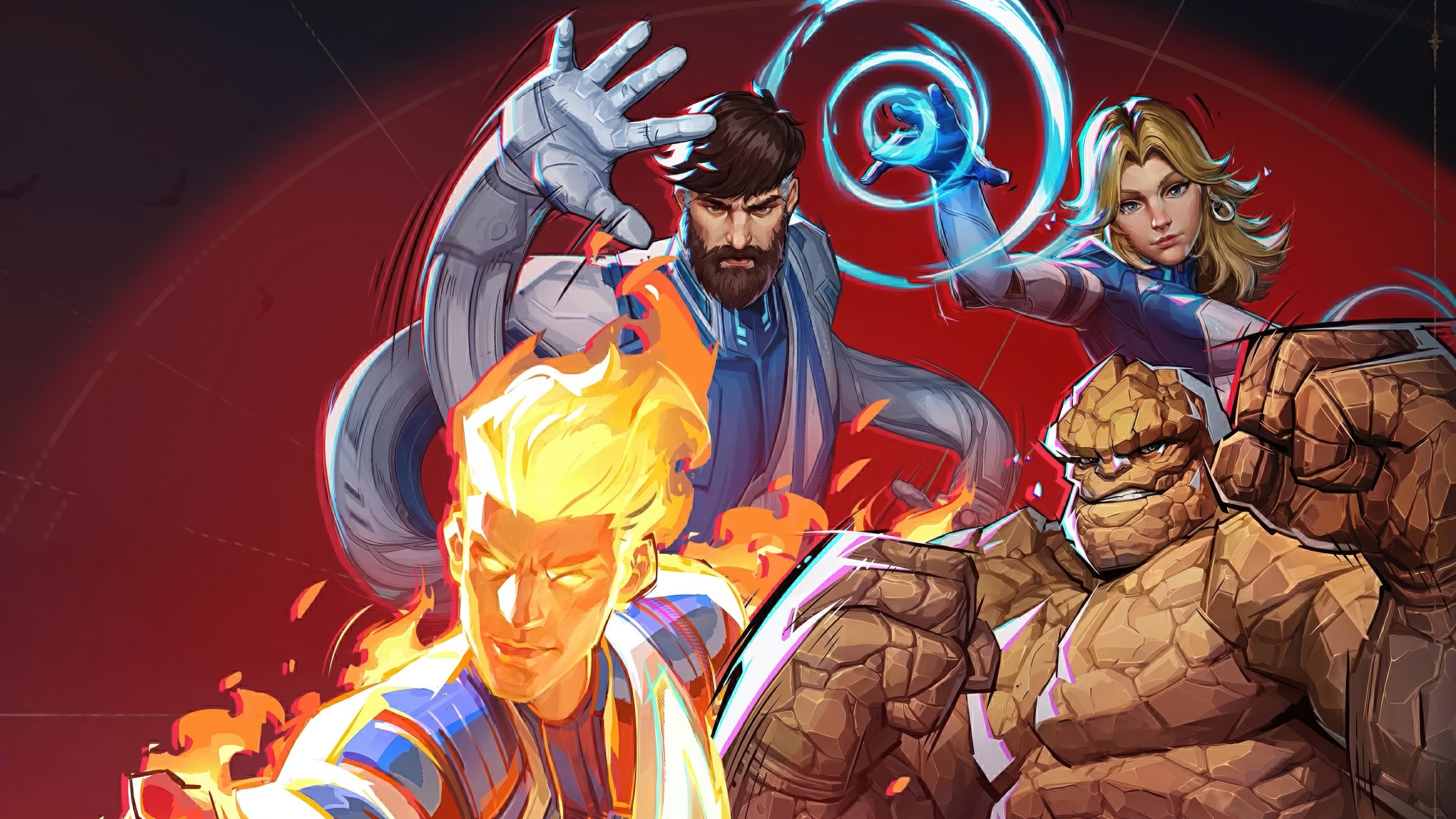 Fantastic Four in Marvel Rivals 4K HD Wallpaper