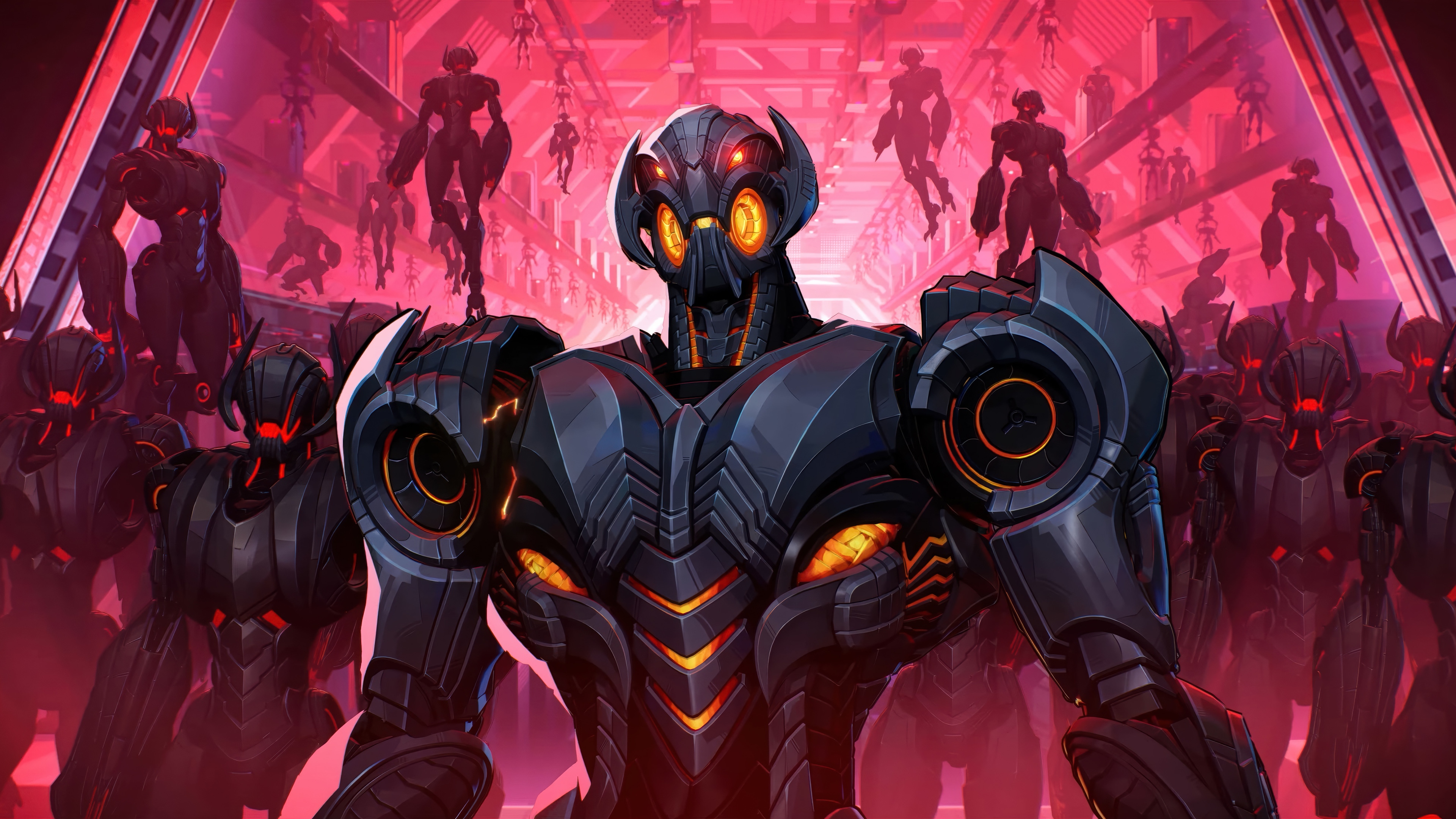 Ultron and his army in Marvel Rivals 4K HD Wallpaper