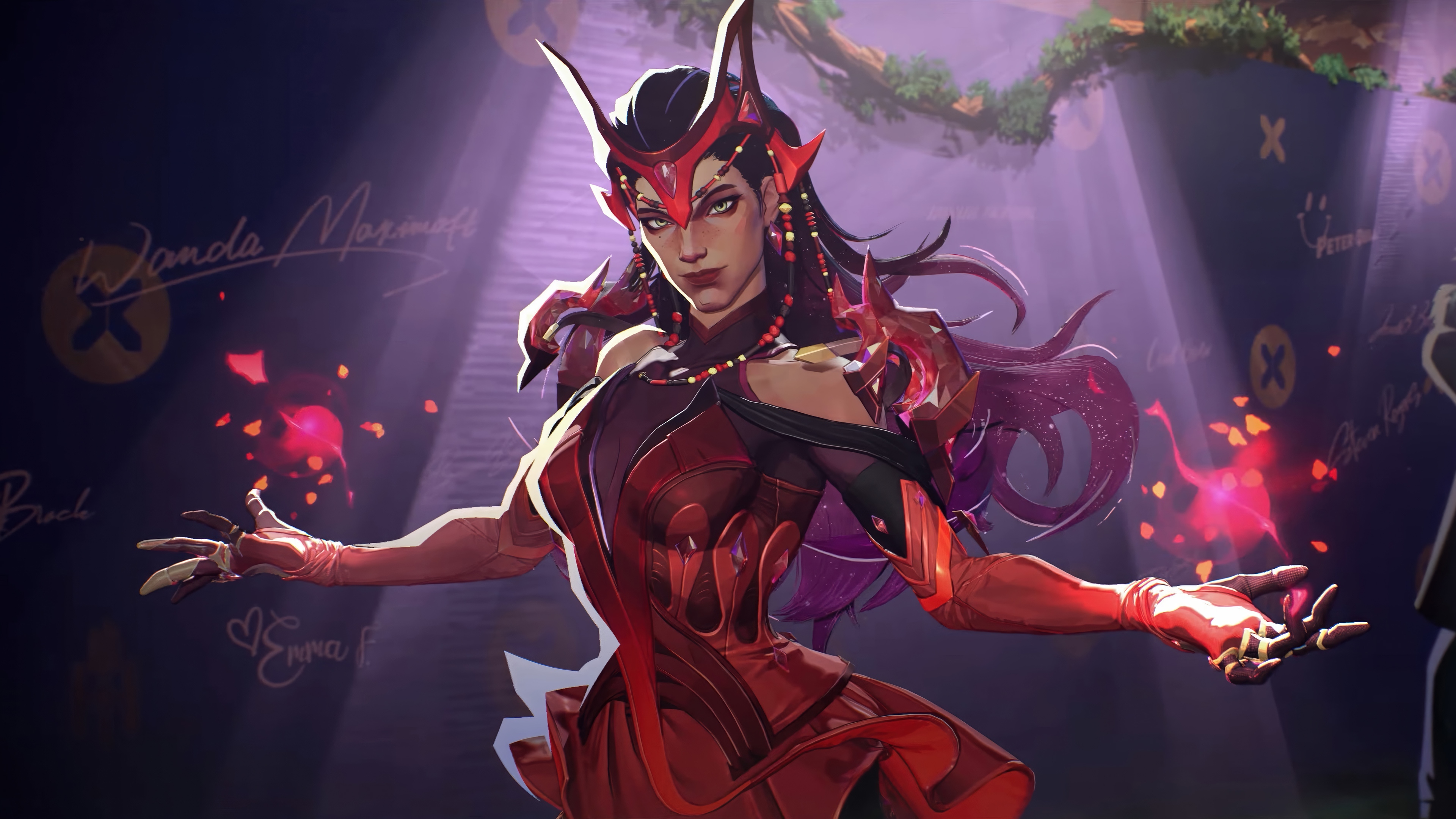 Scarlet Witch in Marvel Rivals 4K HD Wallpaper