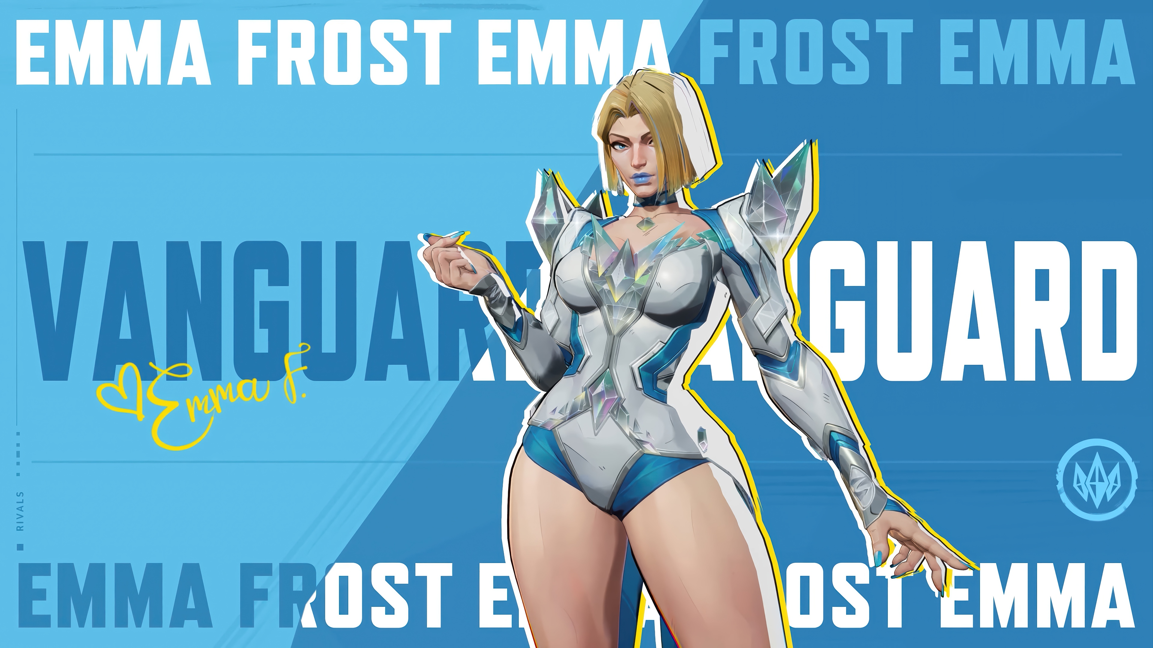 Emma Frost in Marvel Rivals 4K HD Wallpaper