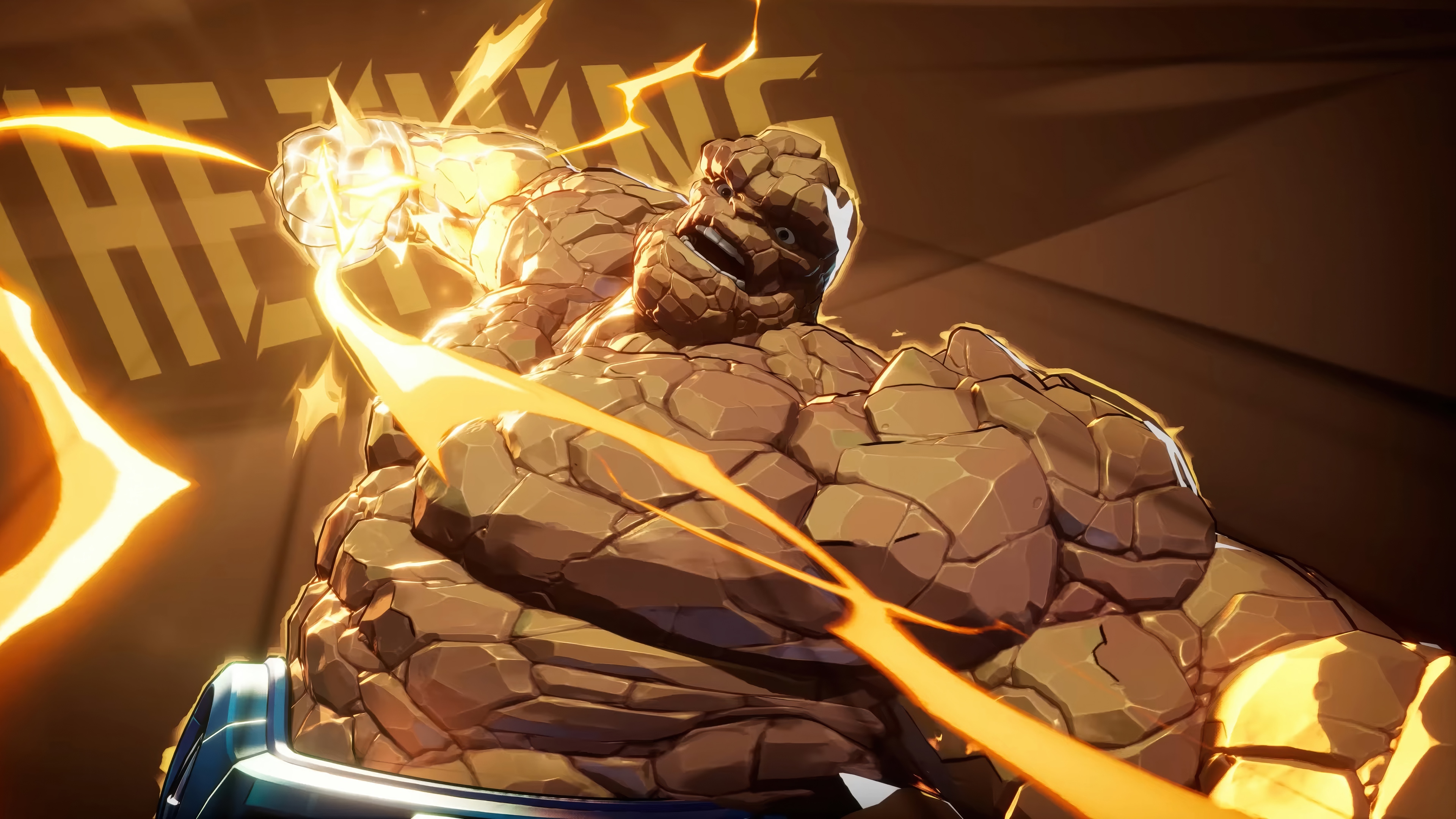 The Thing in Marvel Rivals 4K HD Wallpaper