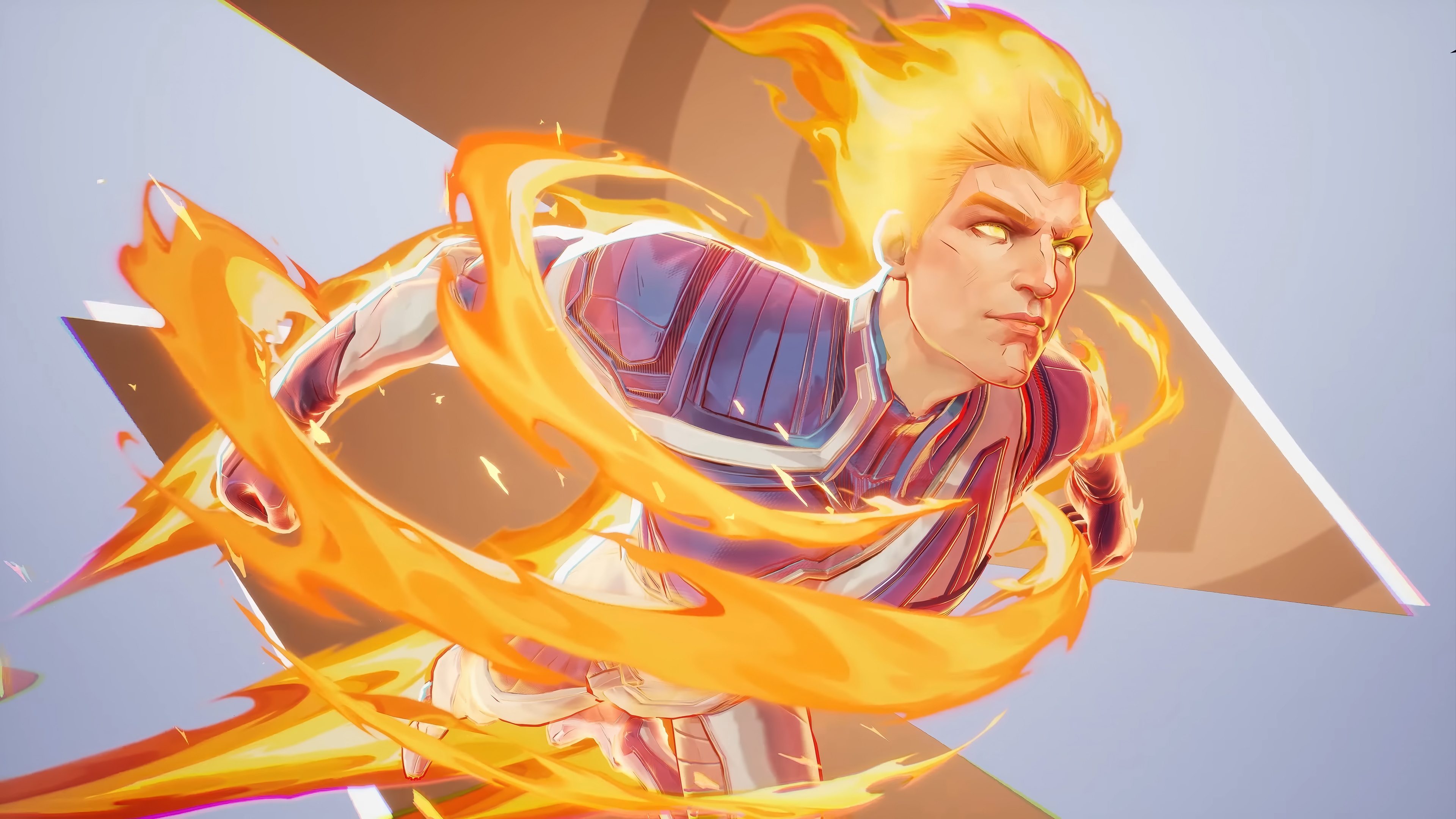 Human Torch in Marvel Rivals 4K HD Wallpaper