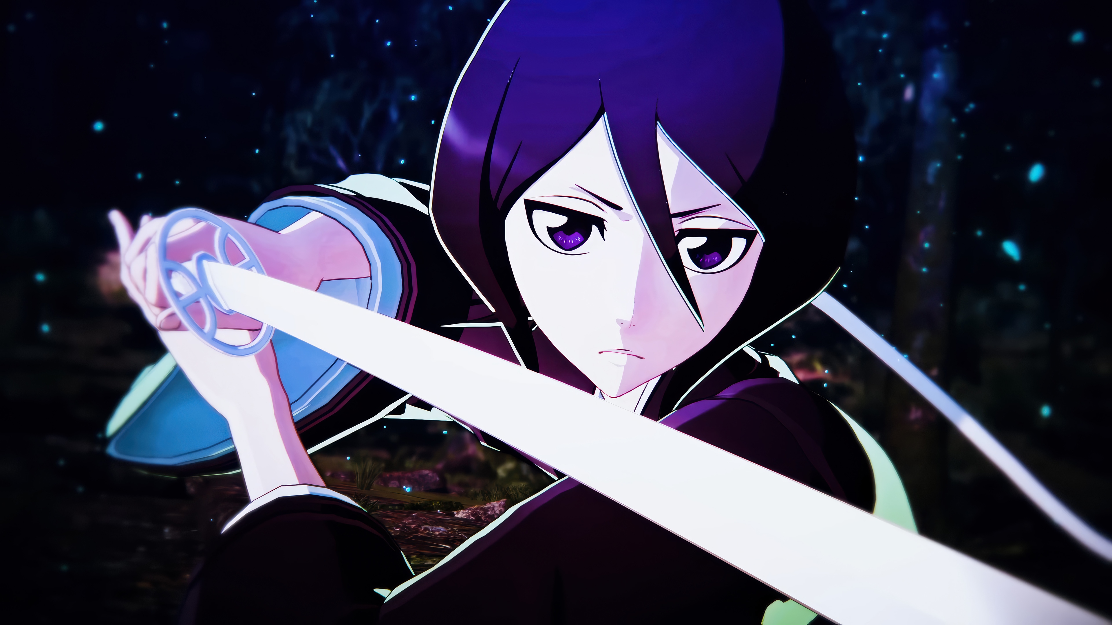 Rukia Kuchiki from BLEACH: Rebirth of Souls 4K HD Wallpaper