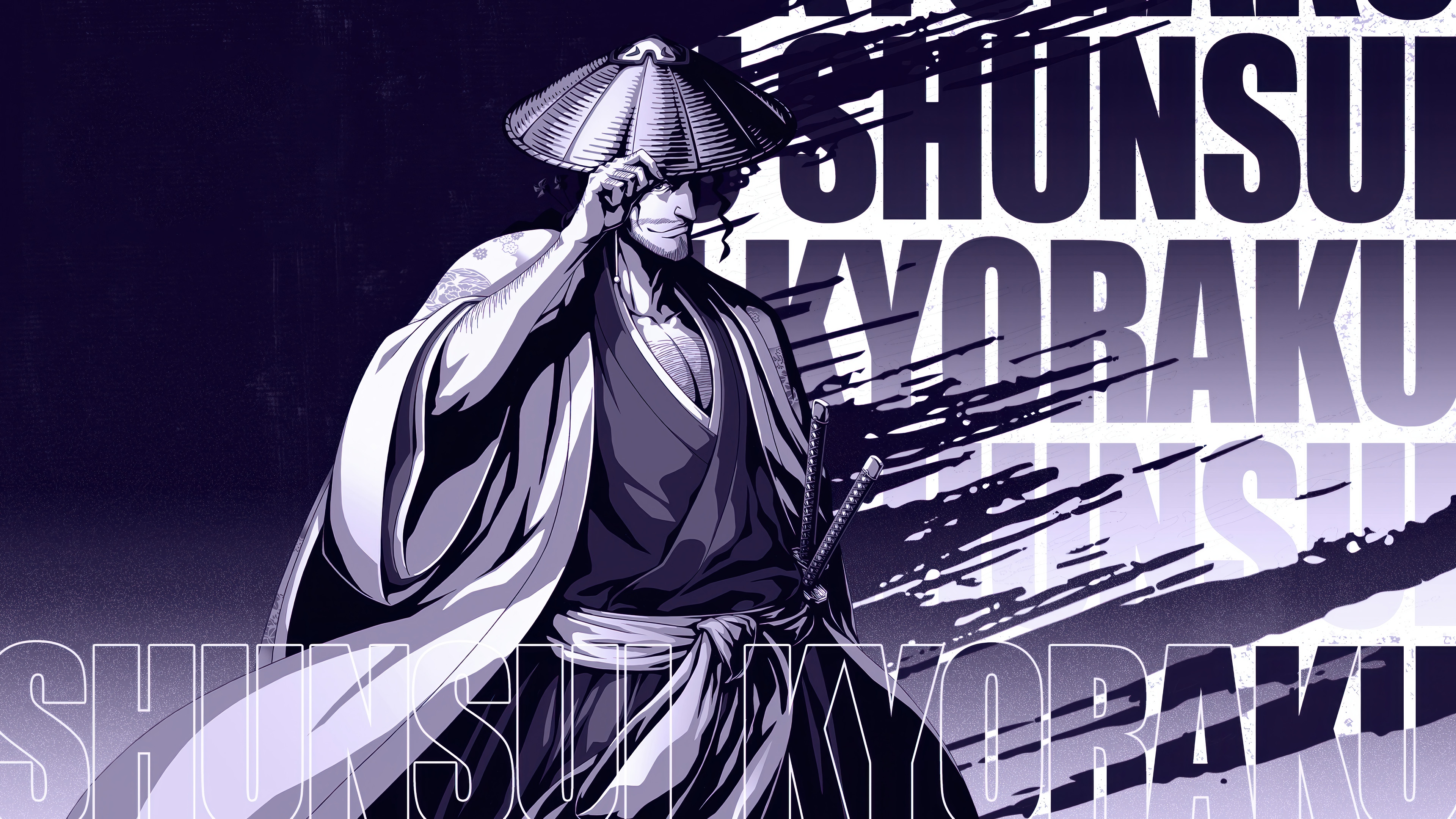 Shunsui Kyoraku from BLEACH: Rebirth of Souls 4K HD Wallpaper