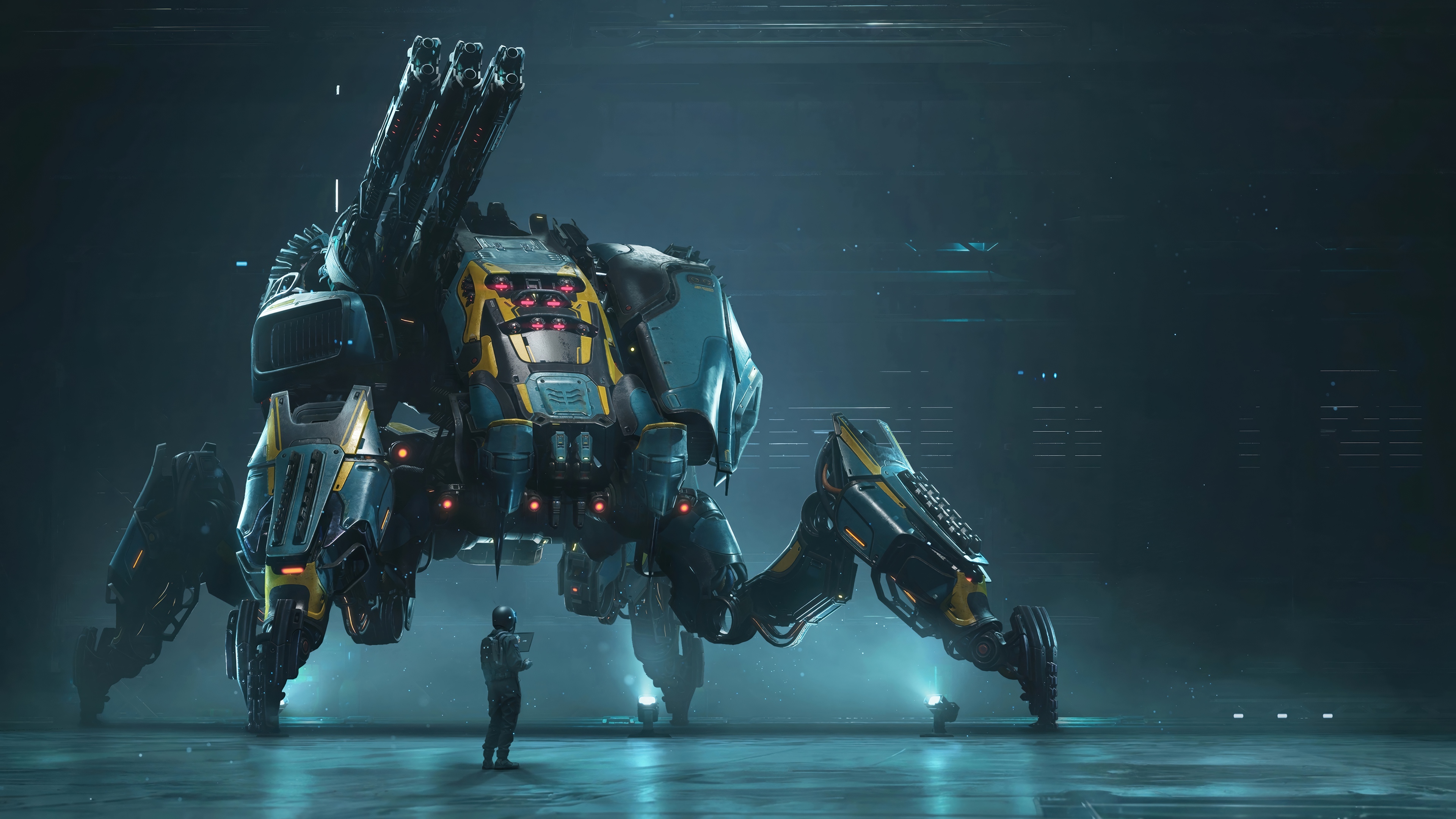 Steel Hunters 4K Robot HD Wallpaper
