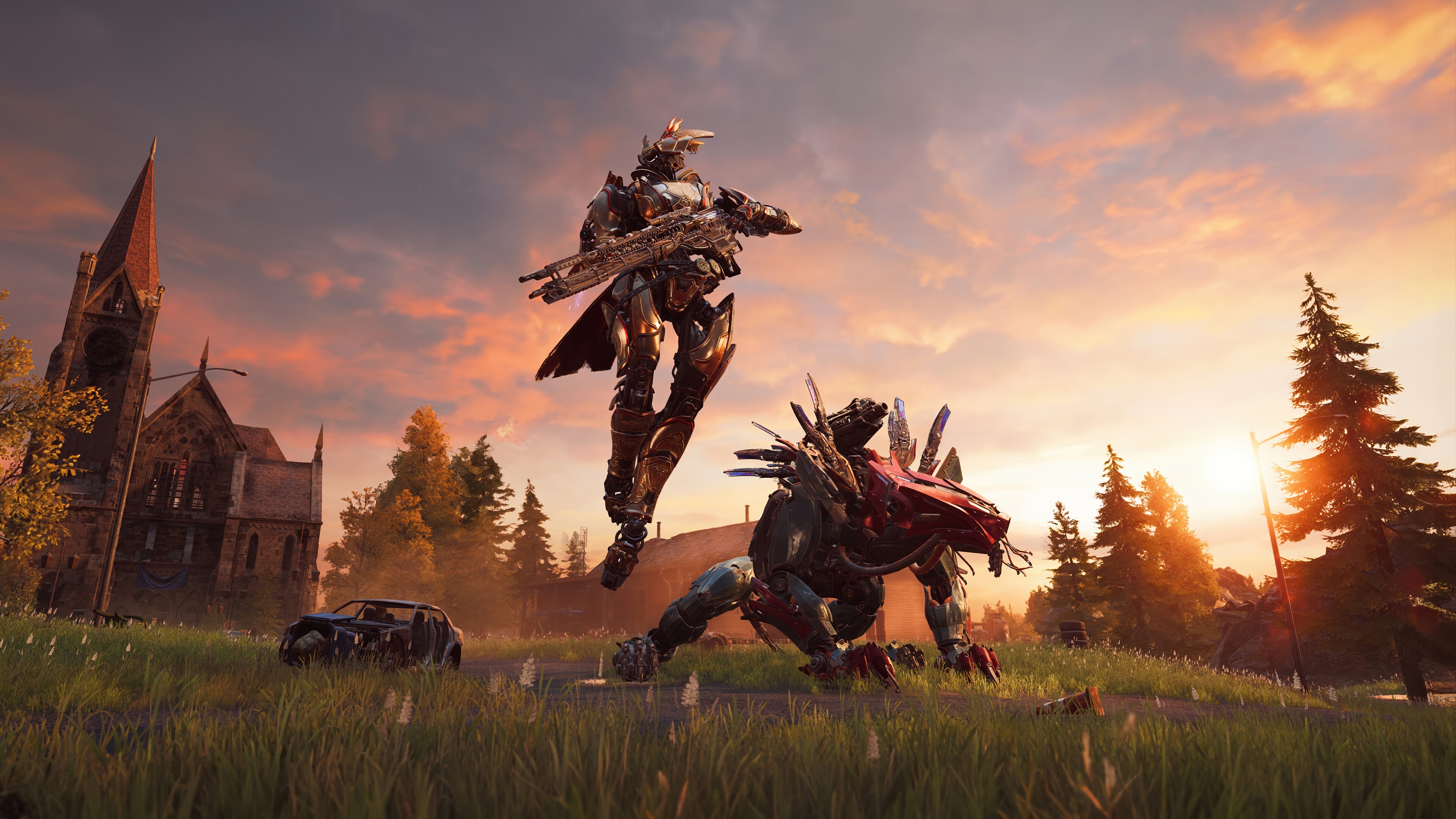 Steel Hunters Video Game Robots 4K HD Wallpaper