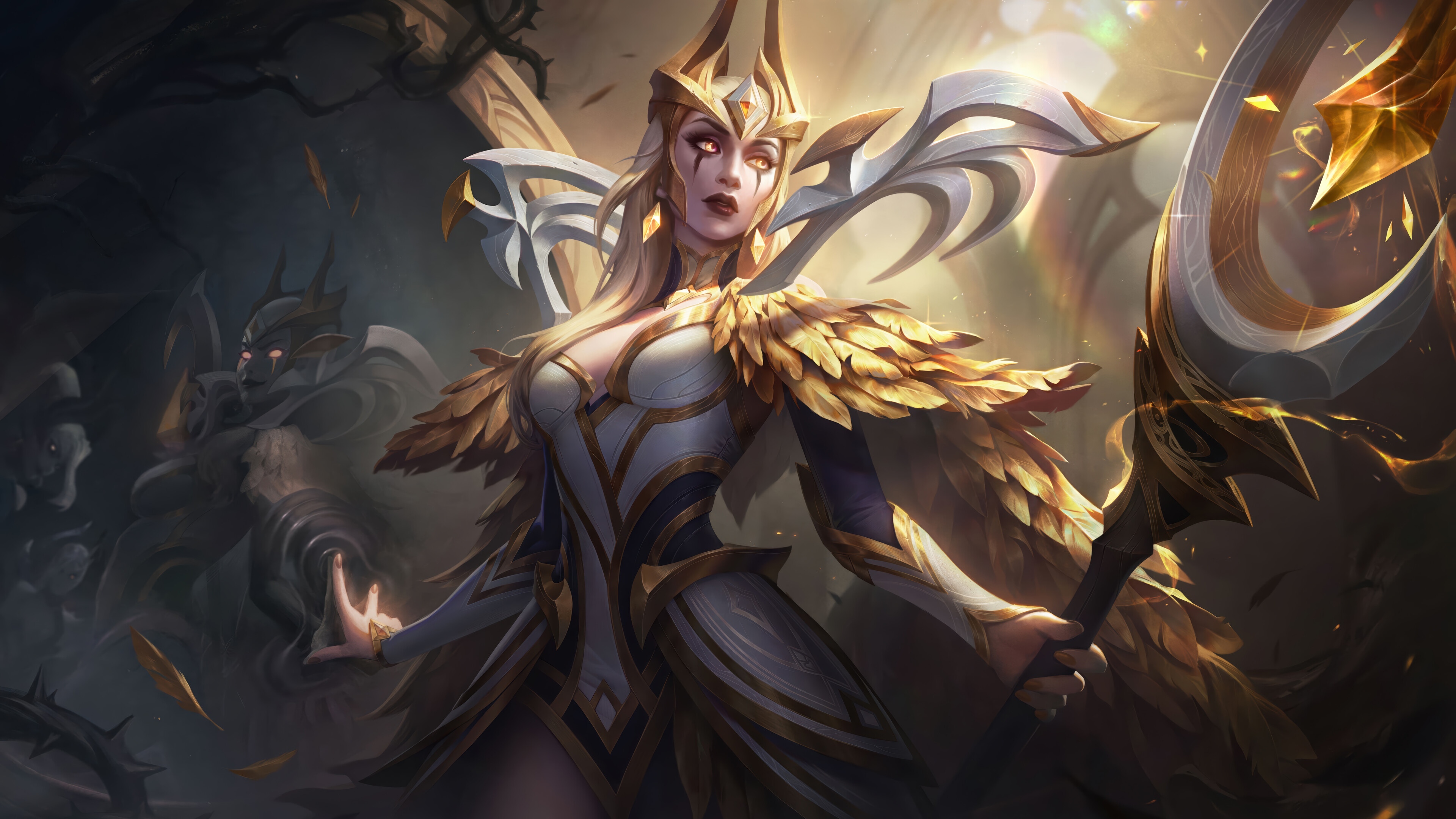 Prestige Coven LeBlanc Splash Art 4K HD Wallpaper