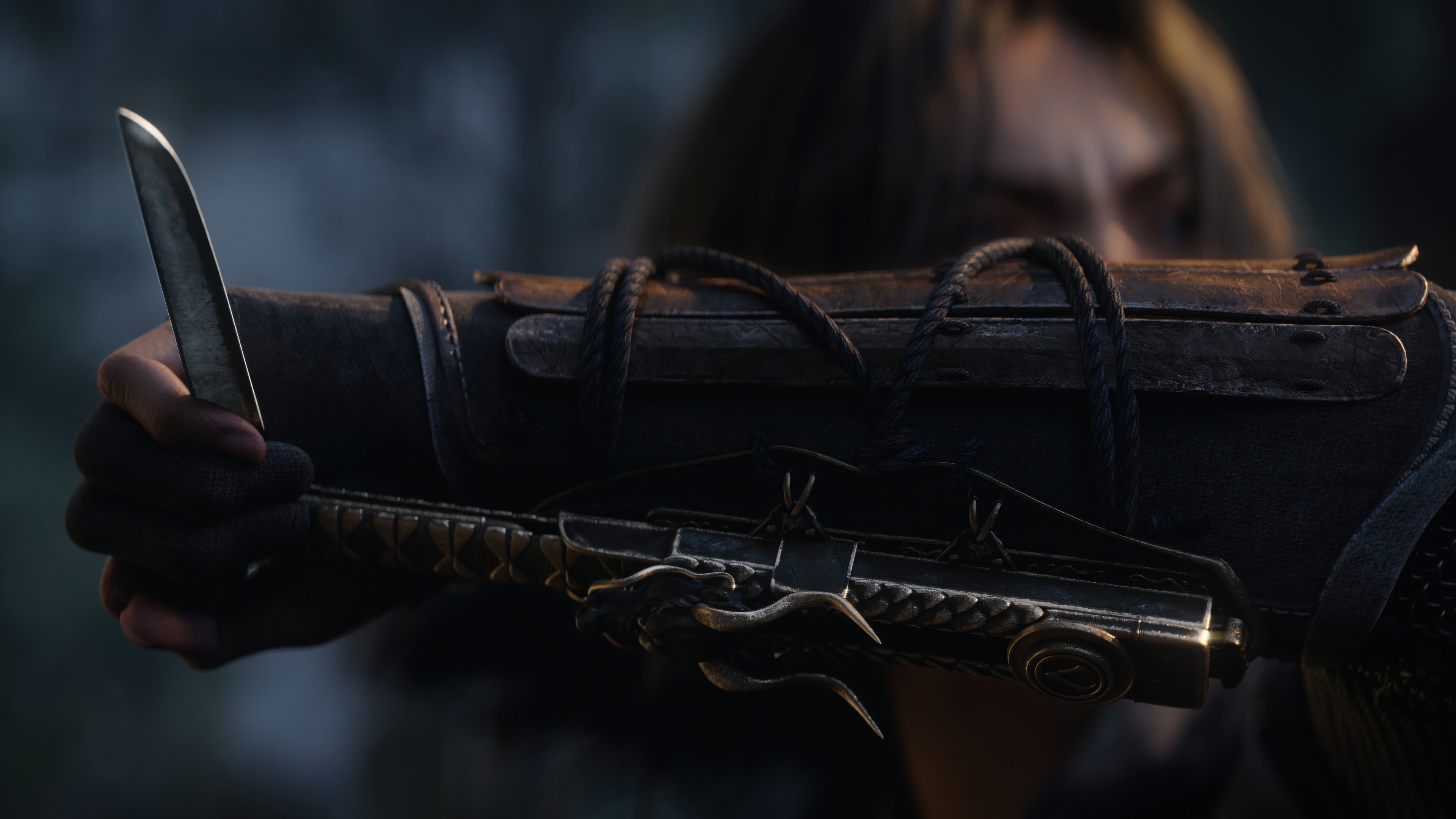 Naoe with Hidden Blade in 4K HD Wallpaper