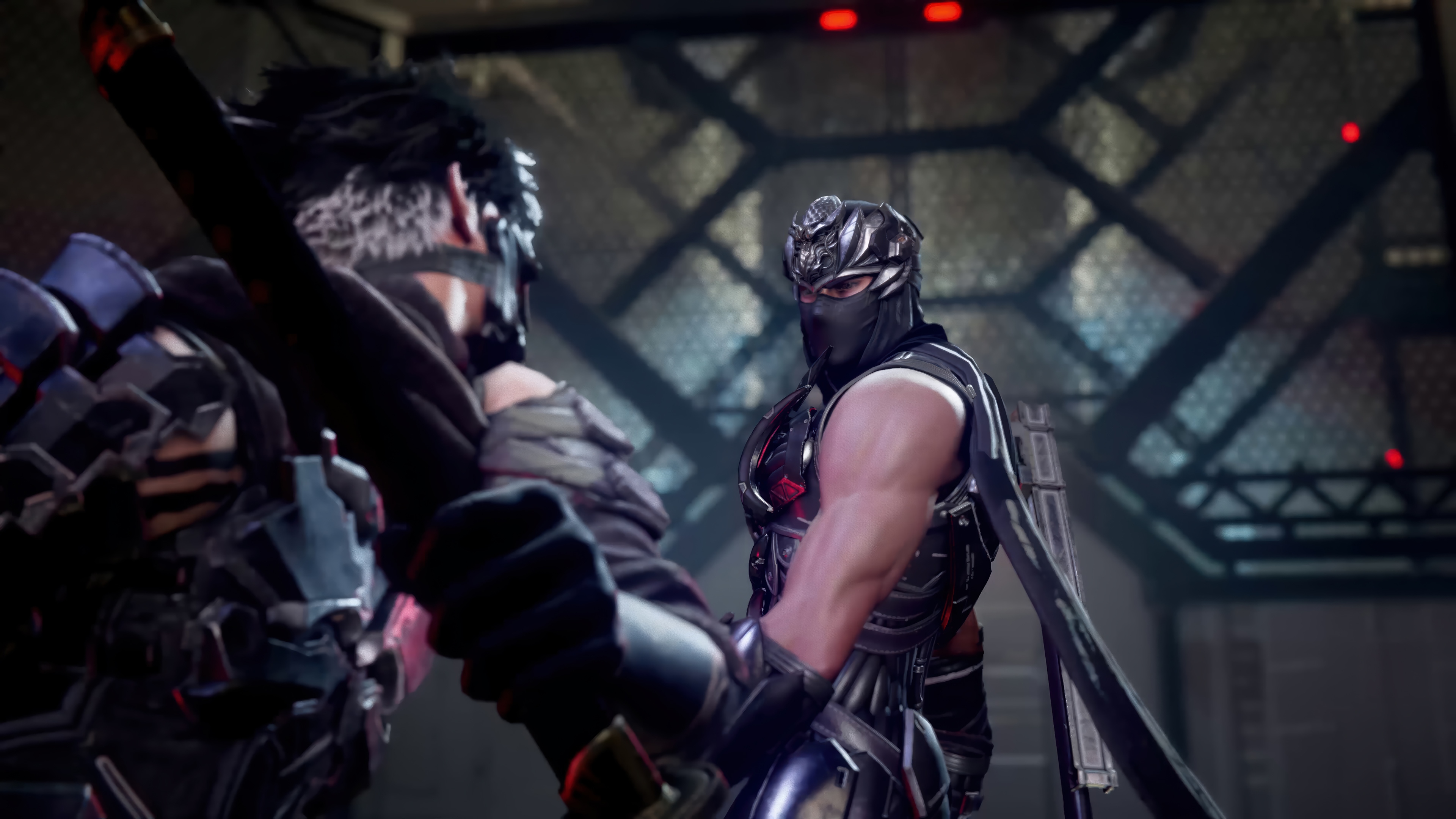 Ryu Hayabusa and Yakumo in Ninja Gaiden 4K HD Wallpaper