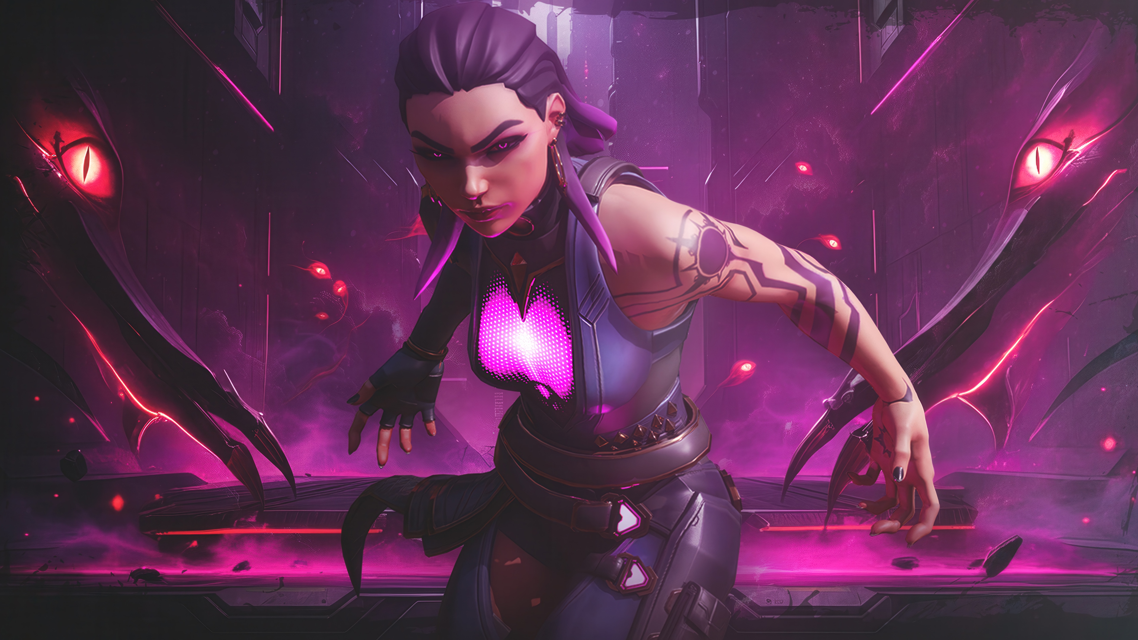 Reyna from Valorant in 4K HD Wallpaper