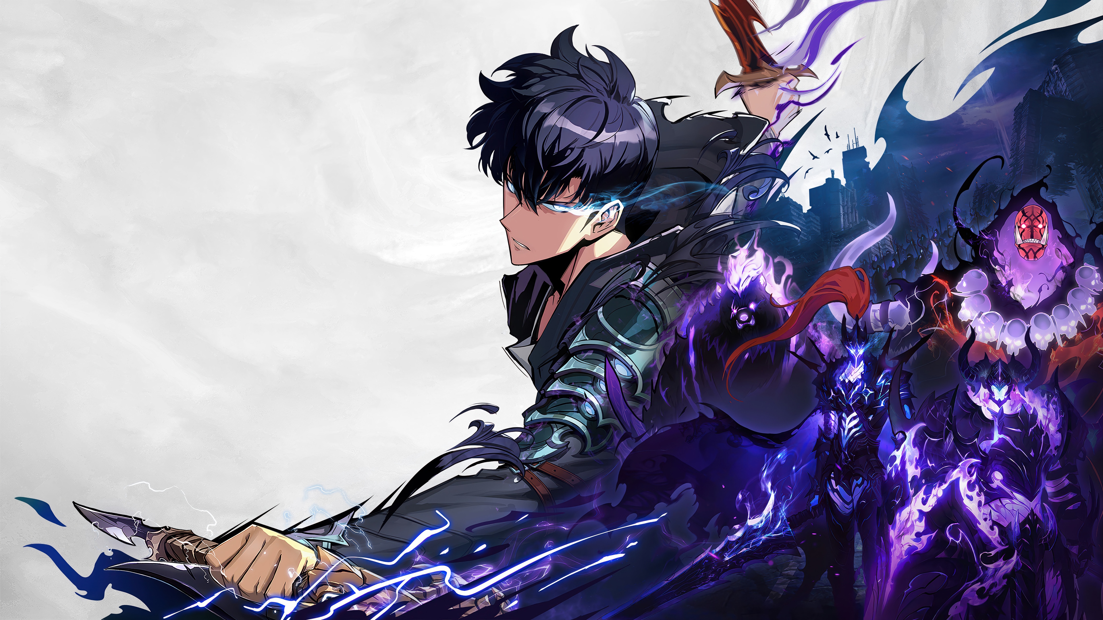 Sung Jin-Woo and Shadow Army 4K HD Wallpaper