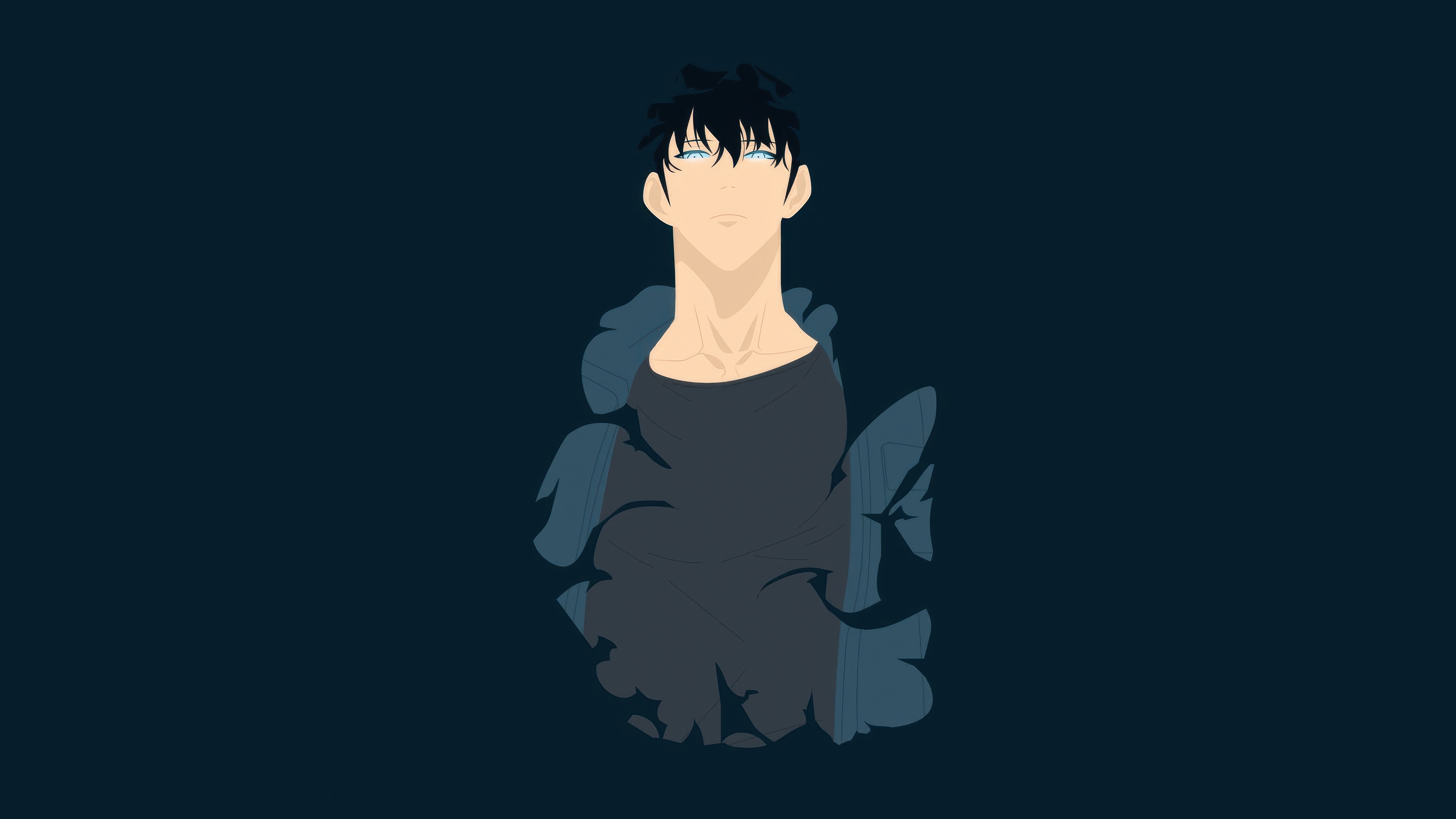 Sung Jin-Woo Minimalist 4K HD Wallpaper
