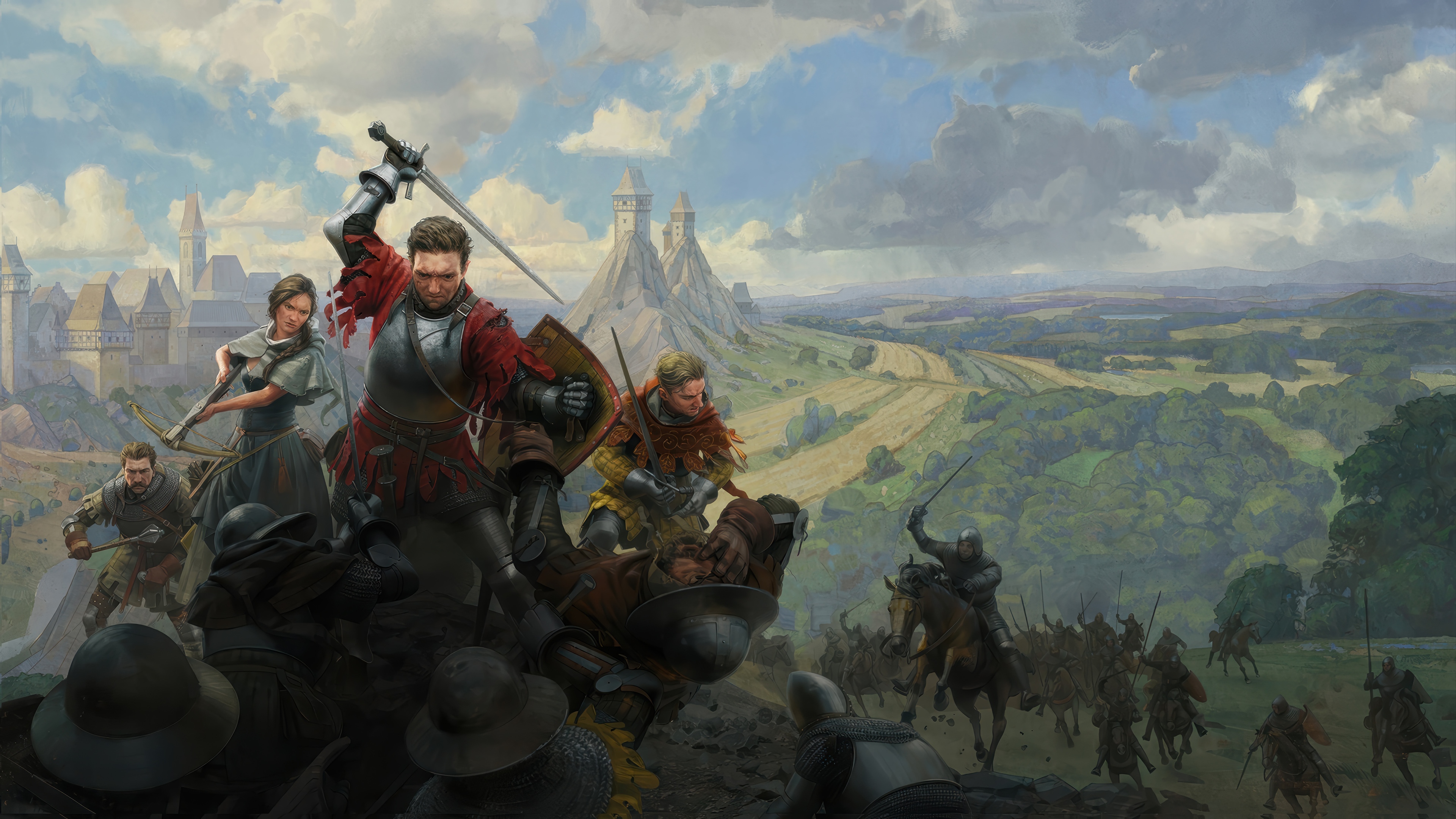 Kingdom Come: Deliverance 2 battle scene HD Wallpaper