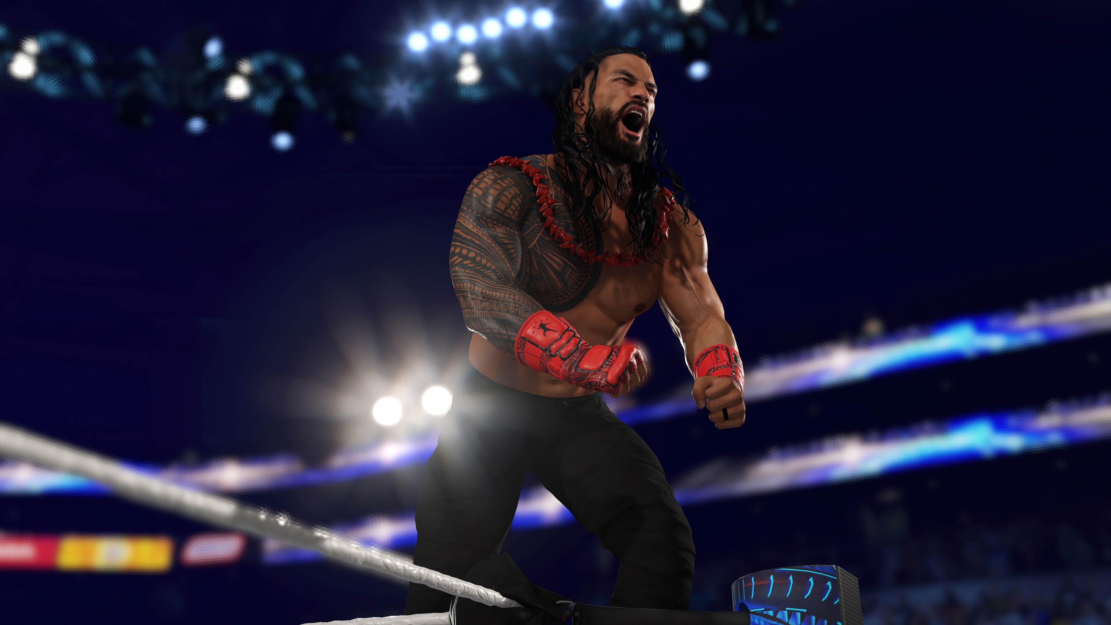 Roman Reigns in WWE 2K25 4K HD Wallpaper