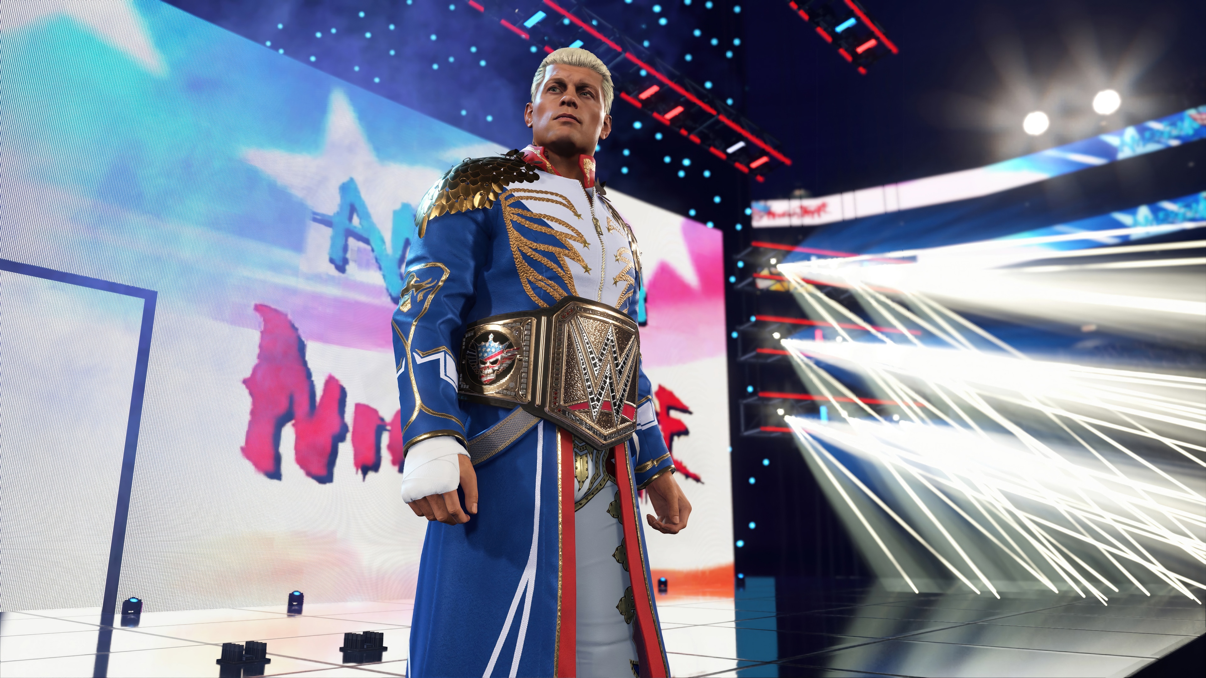 Cody Rhodes in WWE 2K25 4K HD Wallpaper