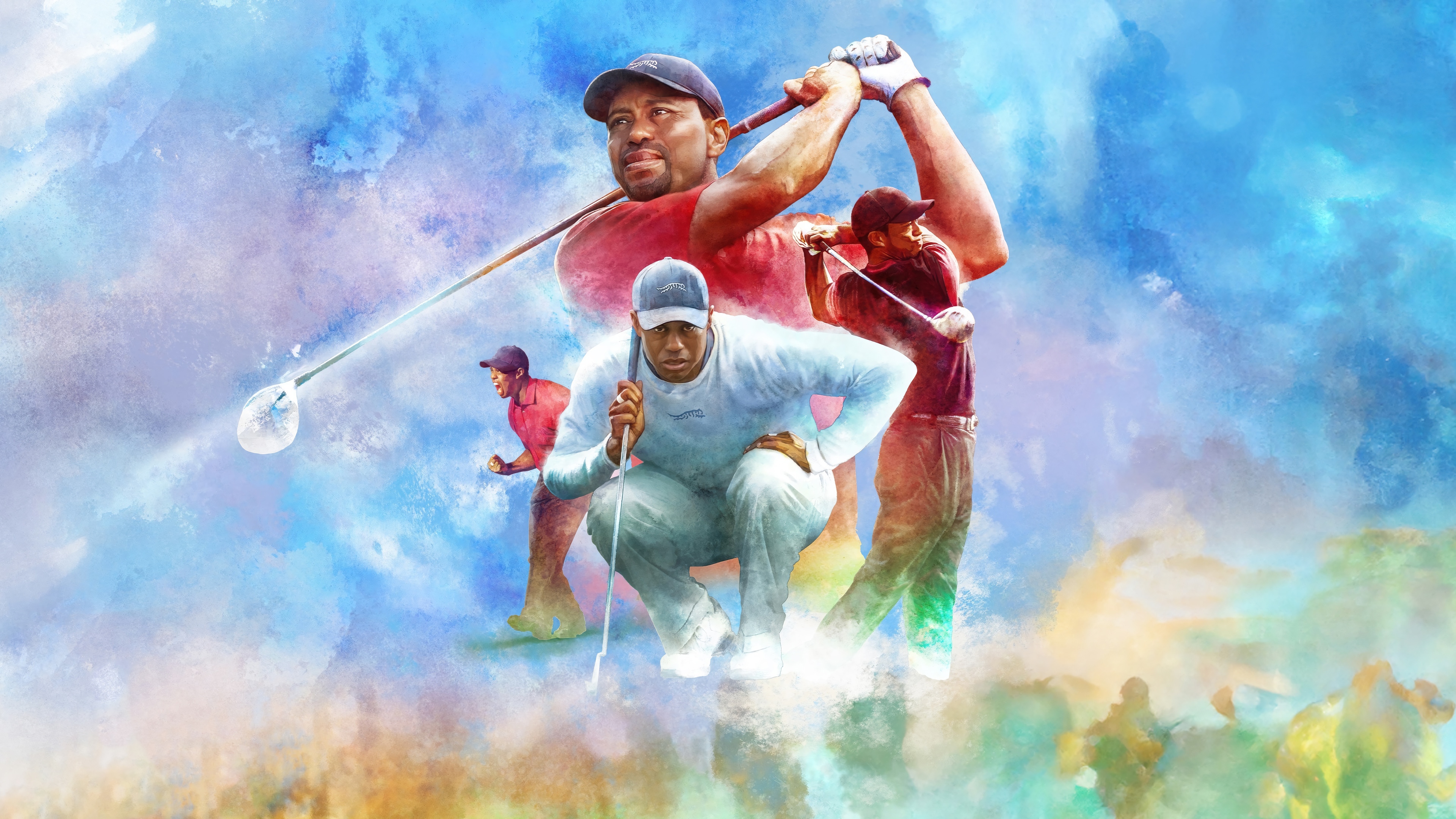 PGA Tour 2K25 Tiger Woods 4K HD Wallpaper