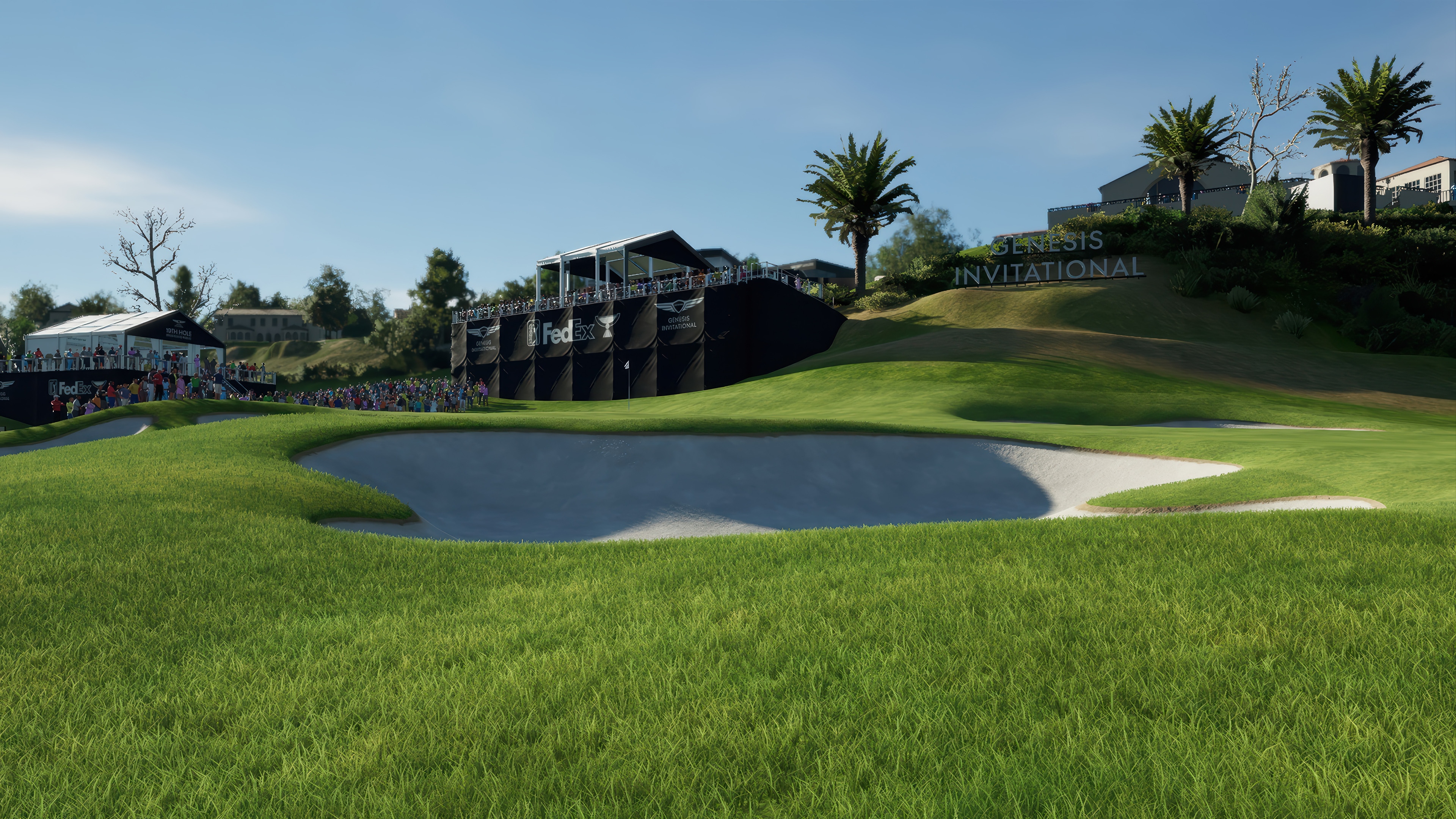 Genesis Invitational golf course in PGA Tour 2K25 HD Wallpaper