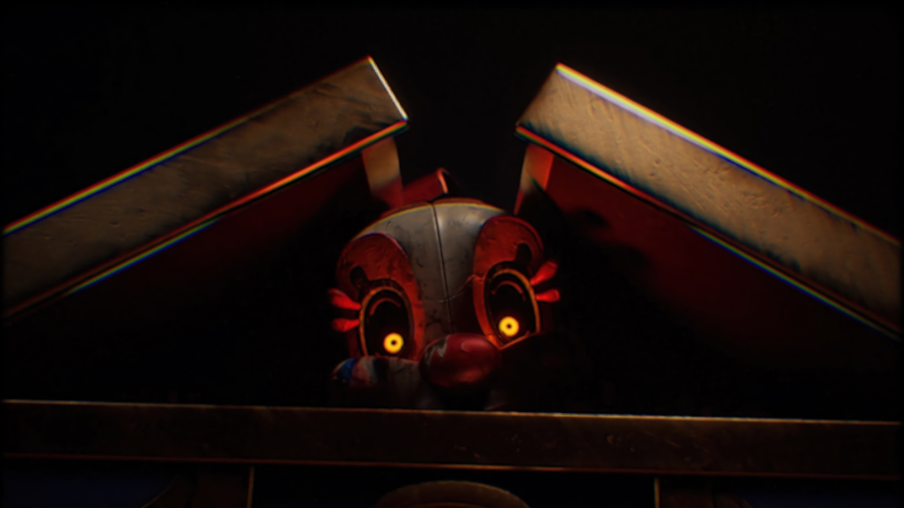 FNAF Vanny Animatronic Peeking HD Wallpaper