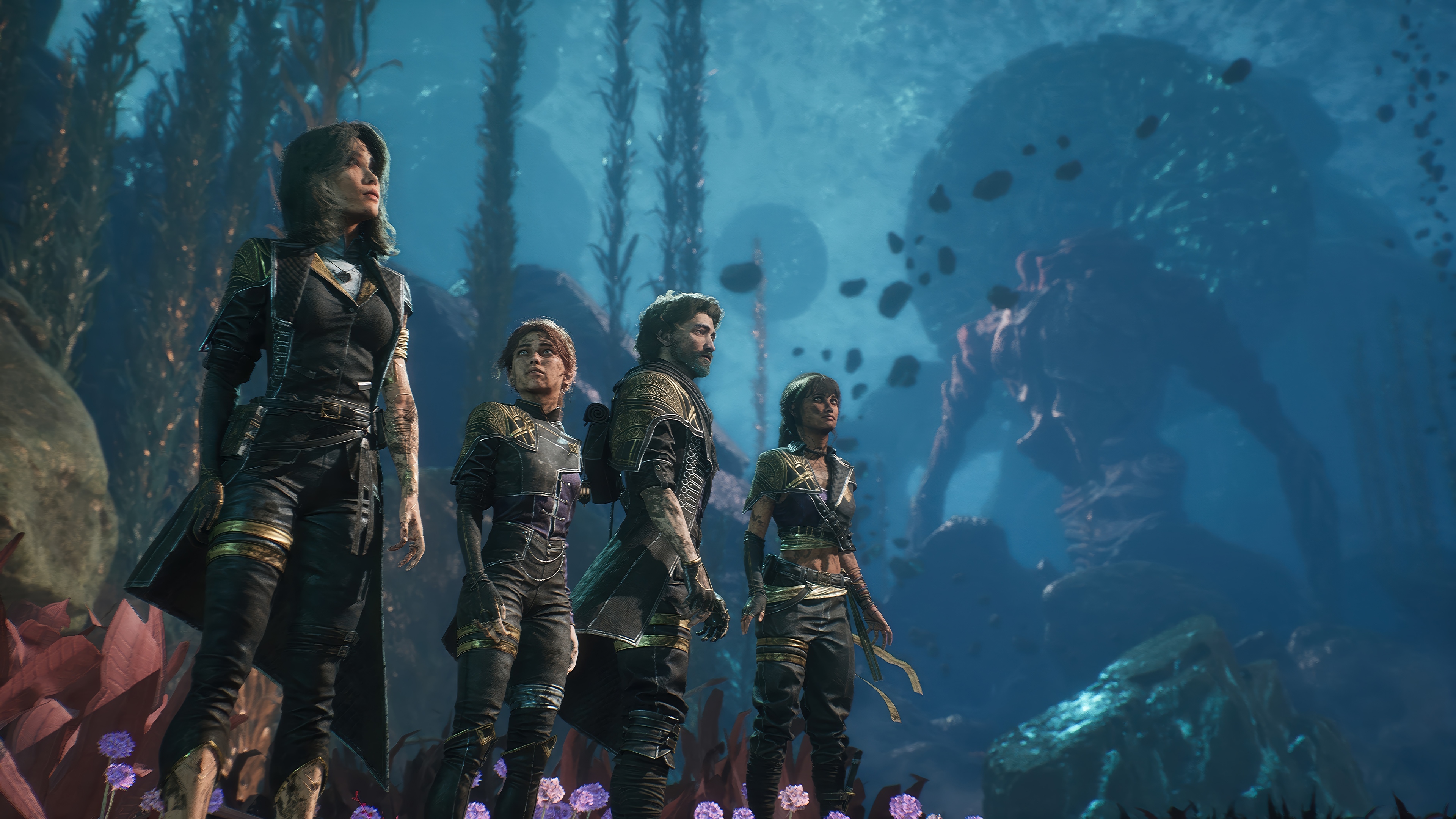 Expedition 33 Characters in Underwater Environment HD Wallpaper