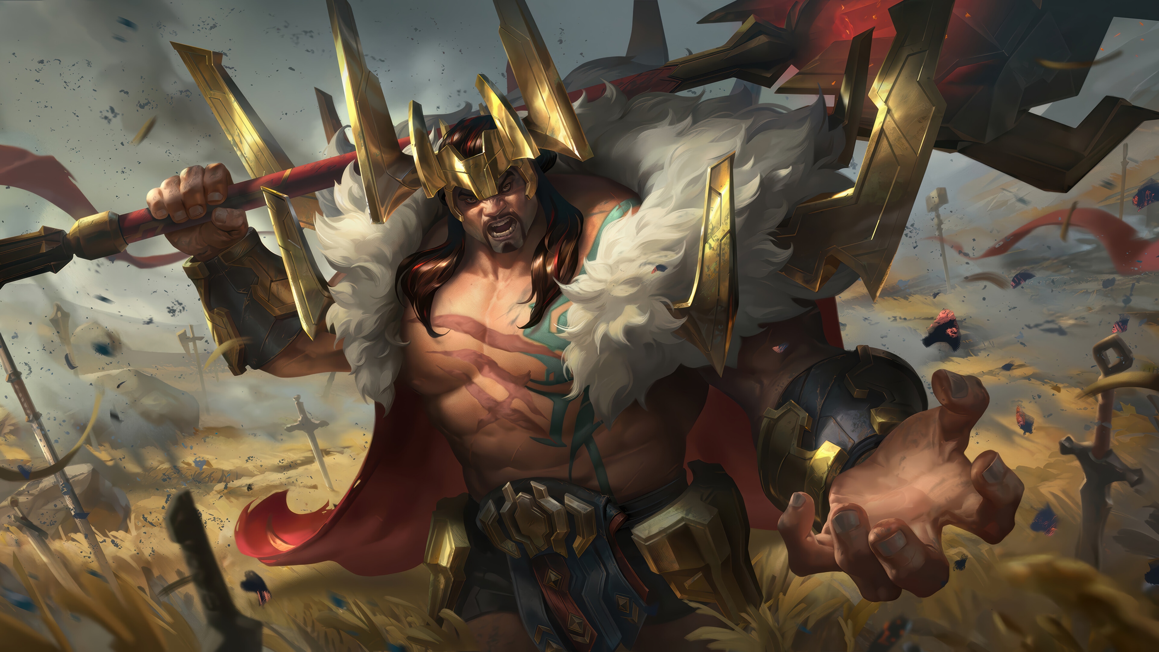 Mordekaiser in League of Legends Splash Art 4K HD Wallpaper