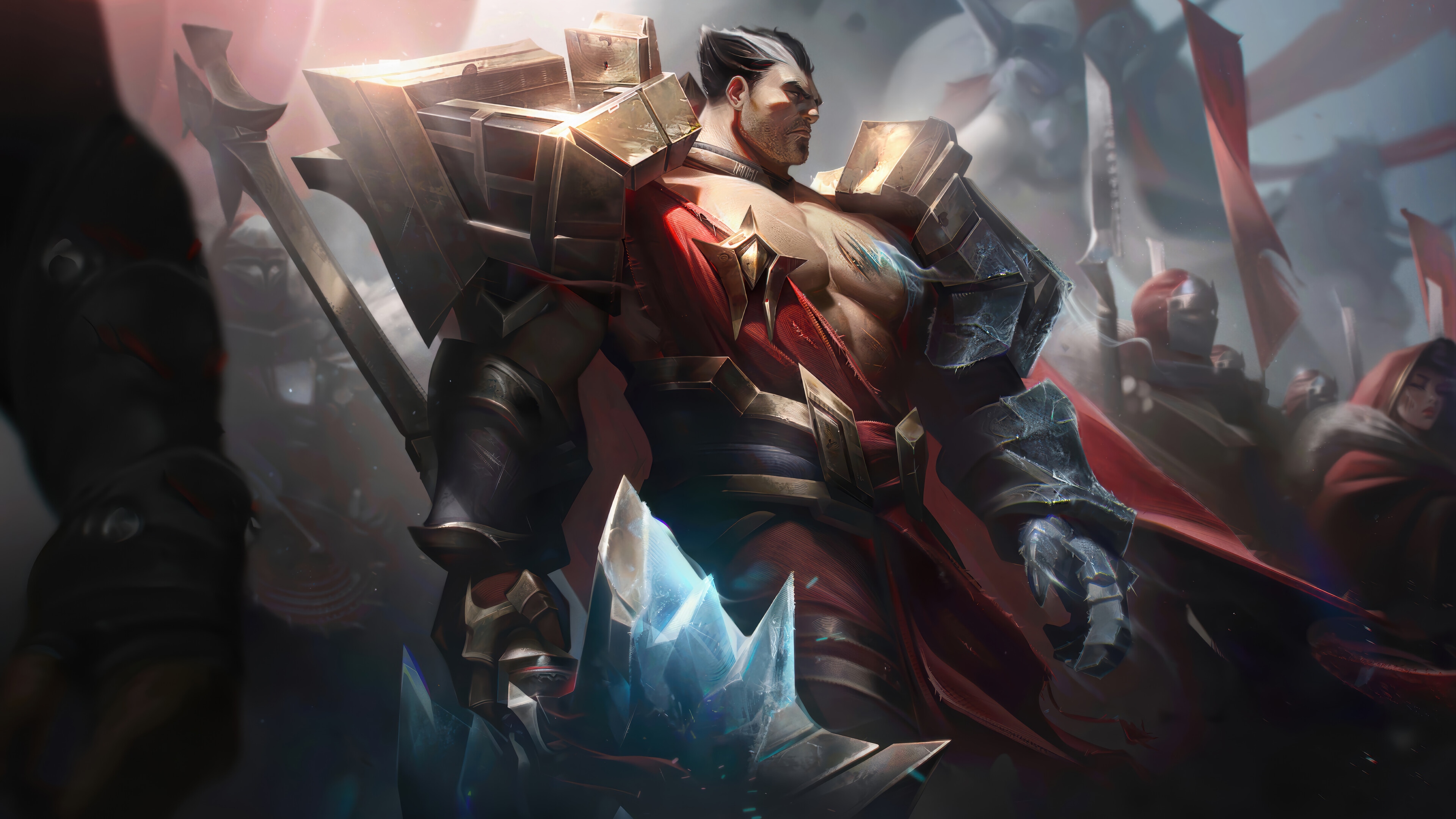 Darius Prestige Skin Splash Art 4K HD Wallpaper