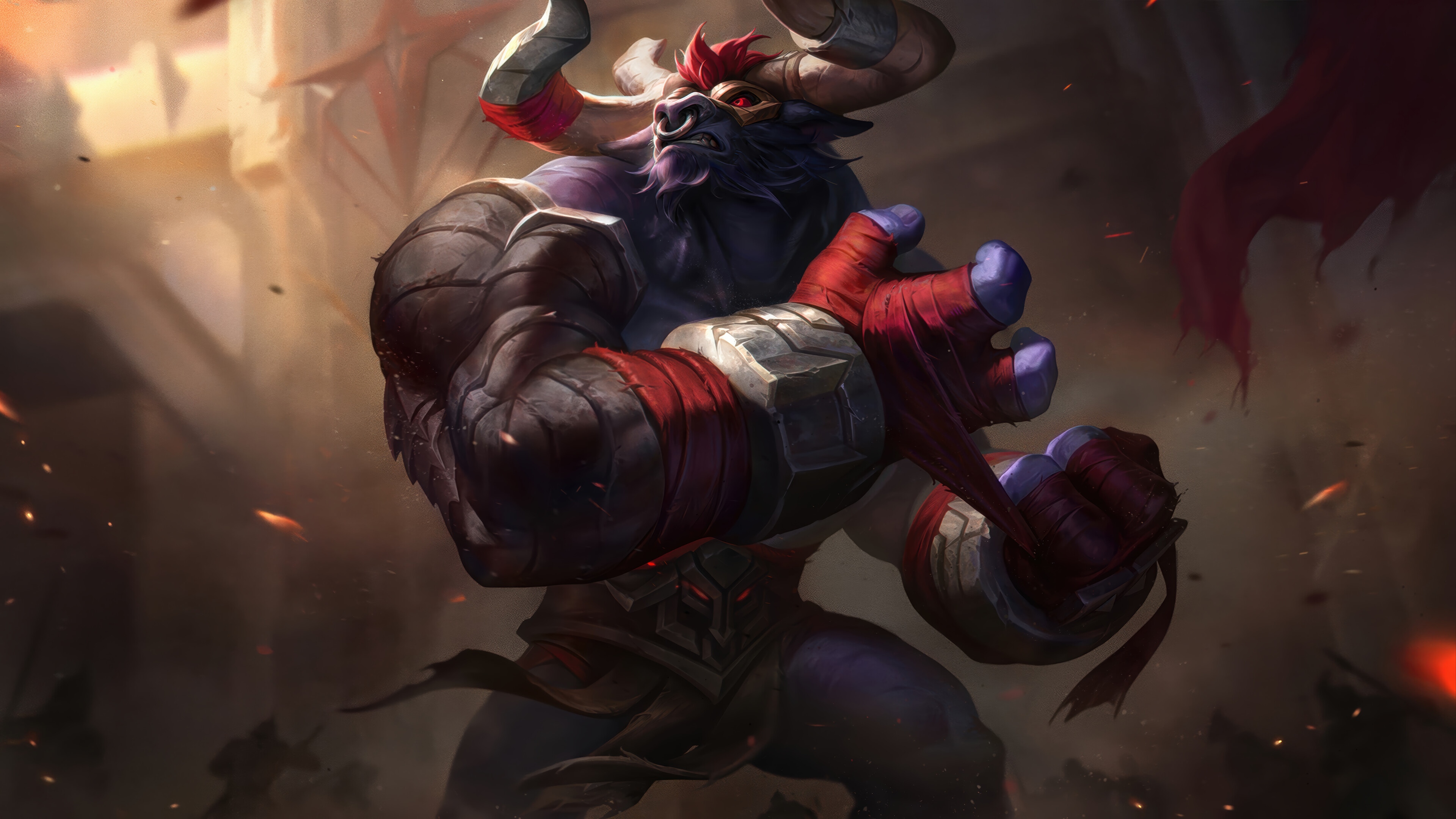 Alistar from League of Legends in 4K HD Wallpaper