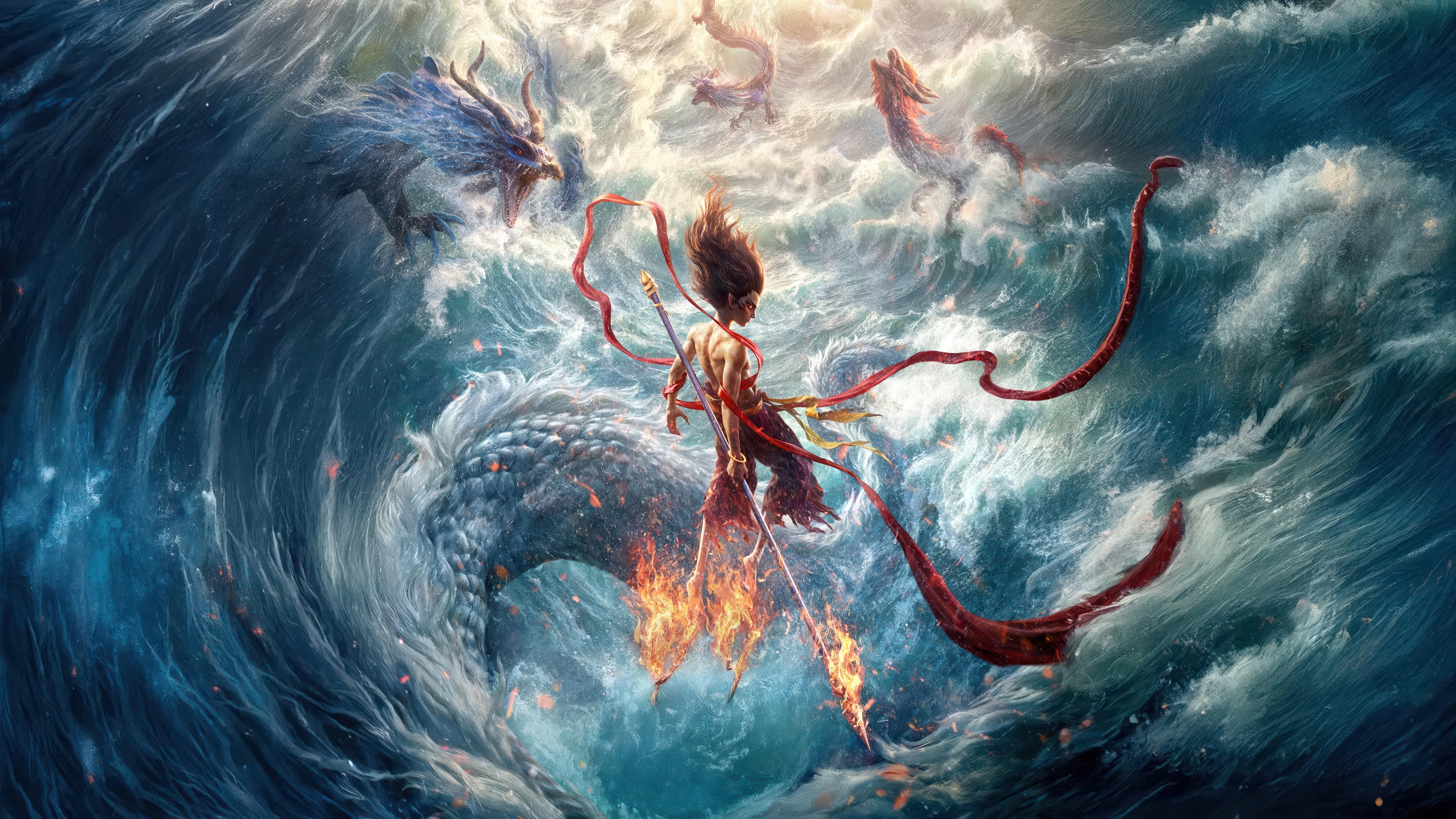 Ne Zha 2 4K HD Wallpaper