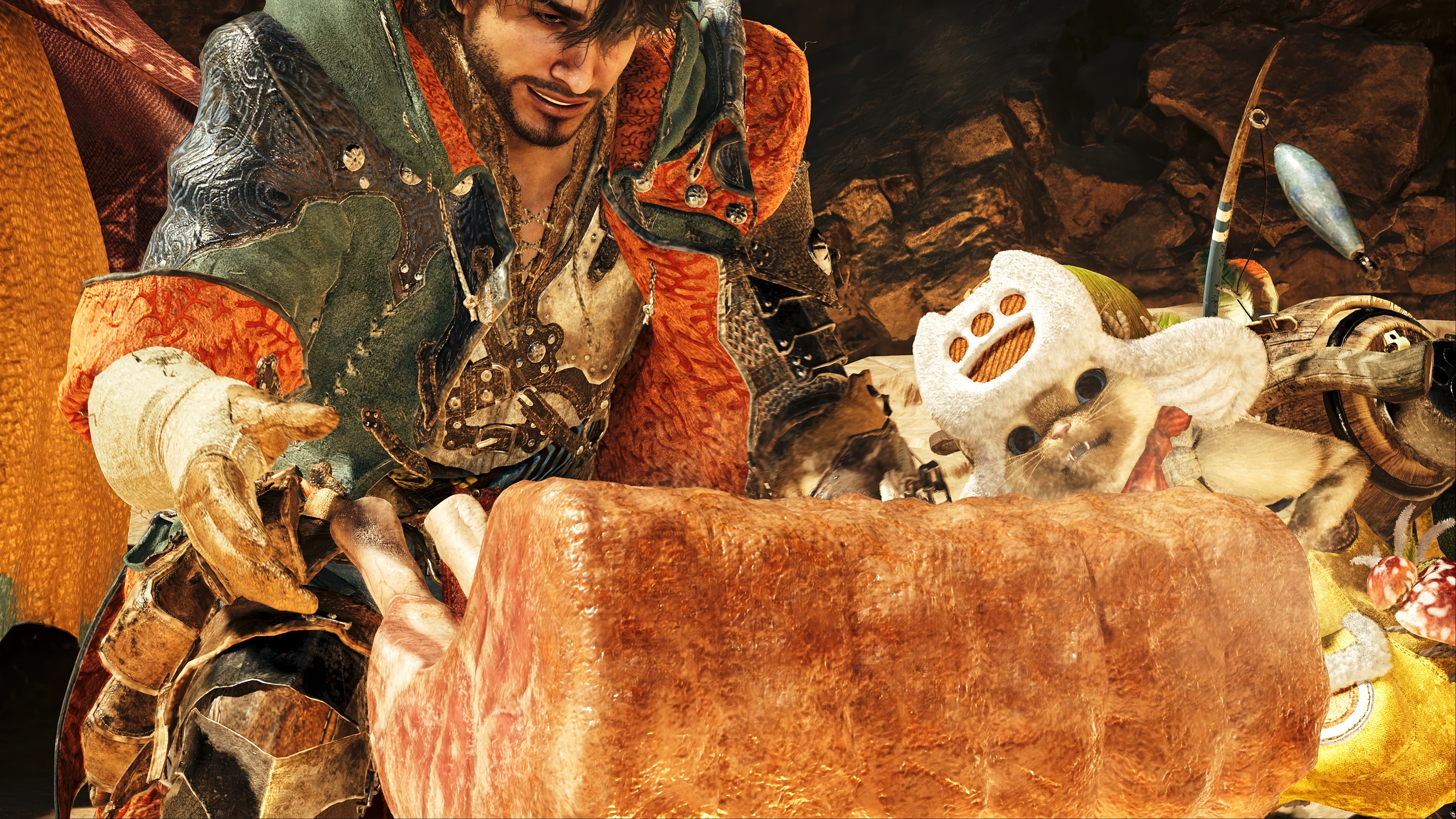Monster Hunter Wilds 4K Cooking Scene HD Wallpaper