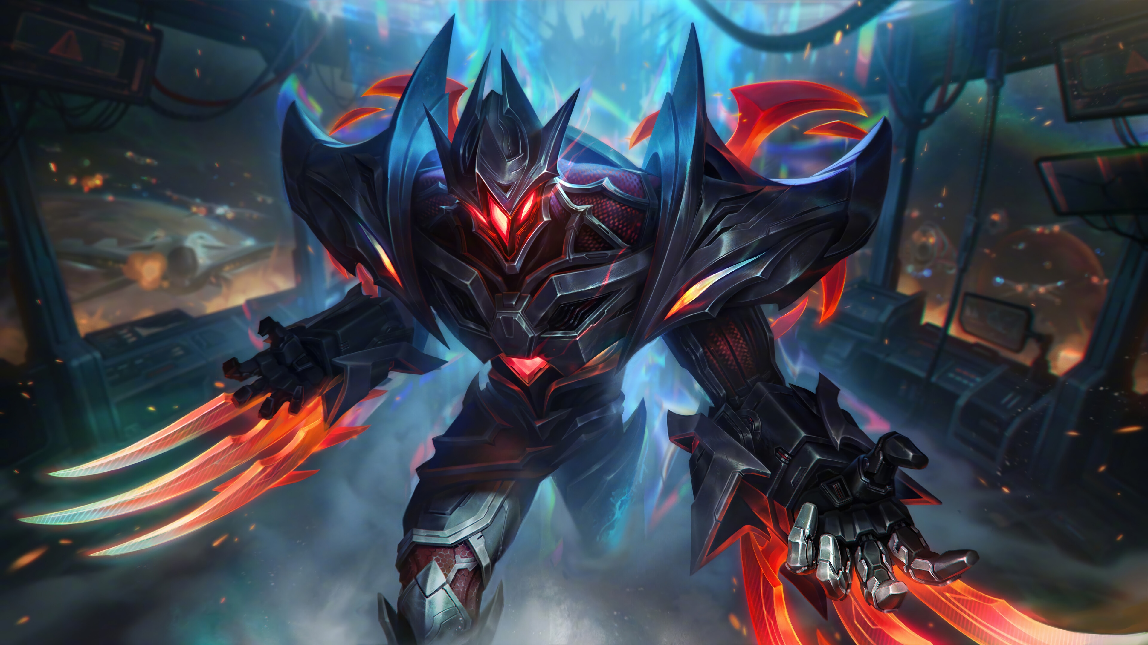 Zed from League of Legends 4K Splash Art HD Wallpaper