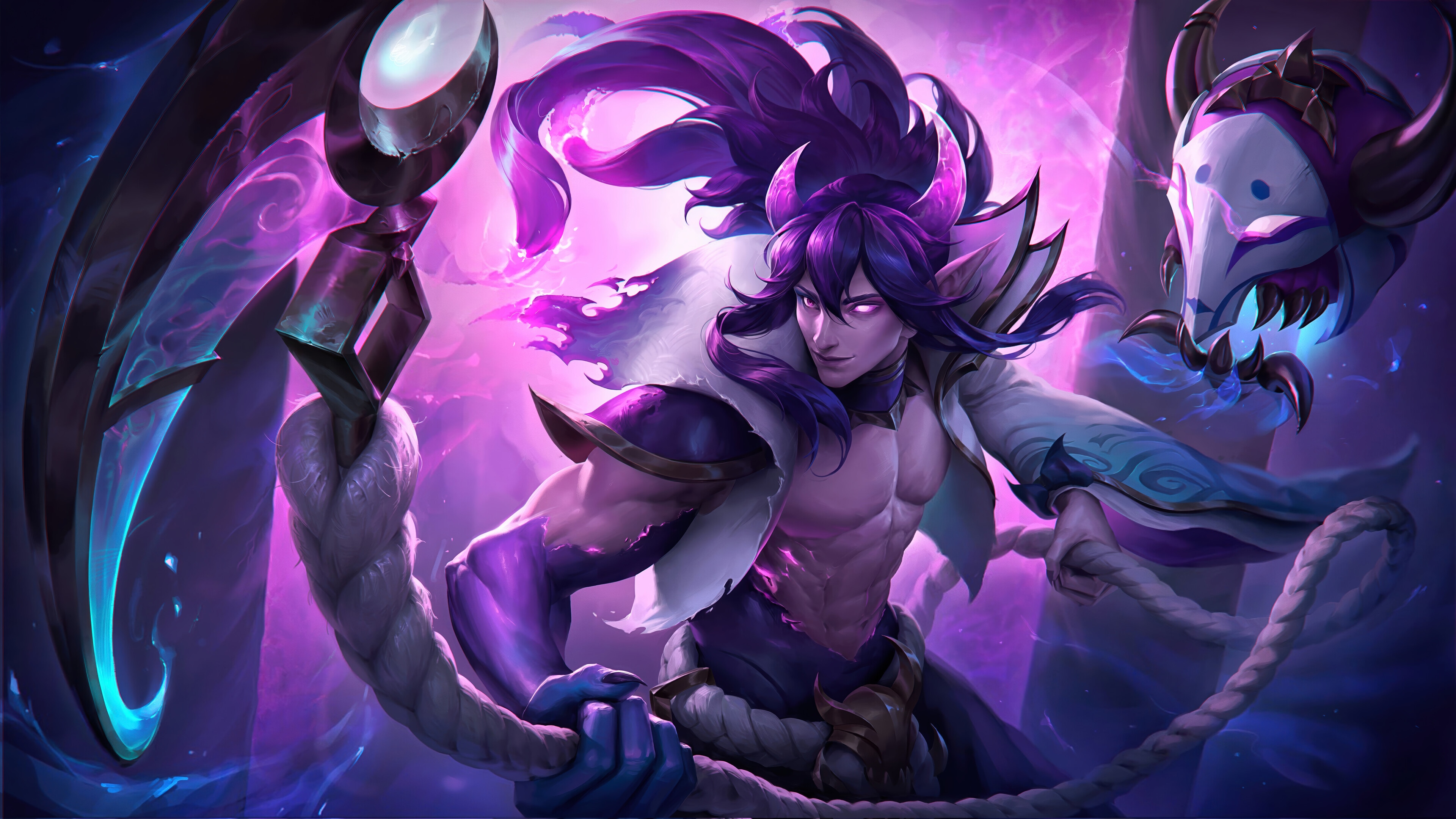 Spirit Blossom Thresh from League of Legends 4K HD Wallpaper