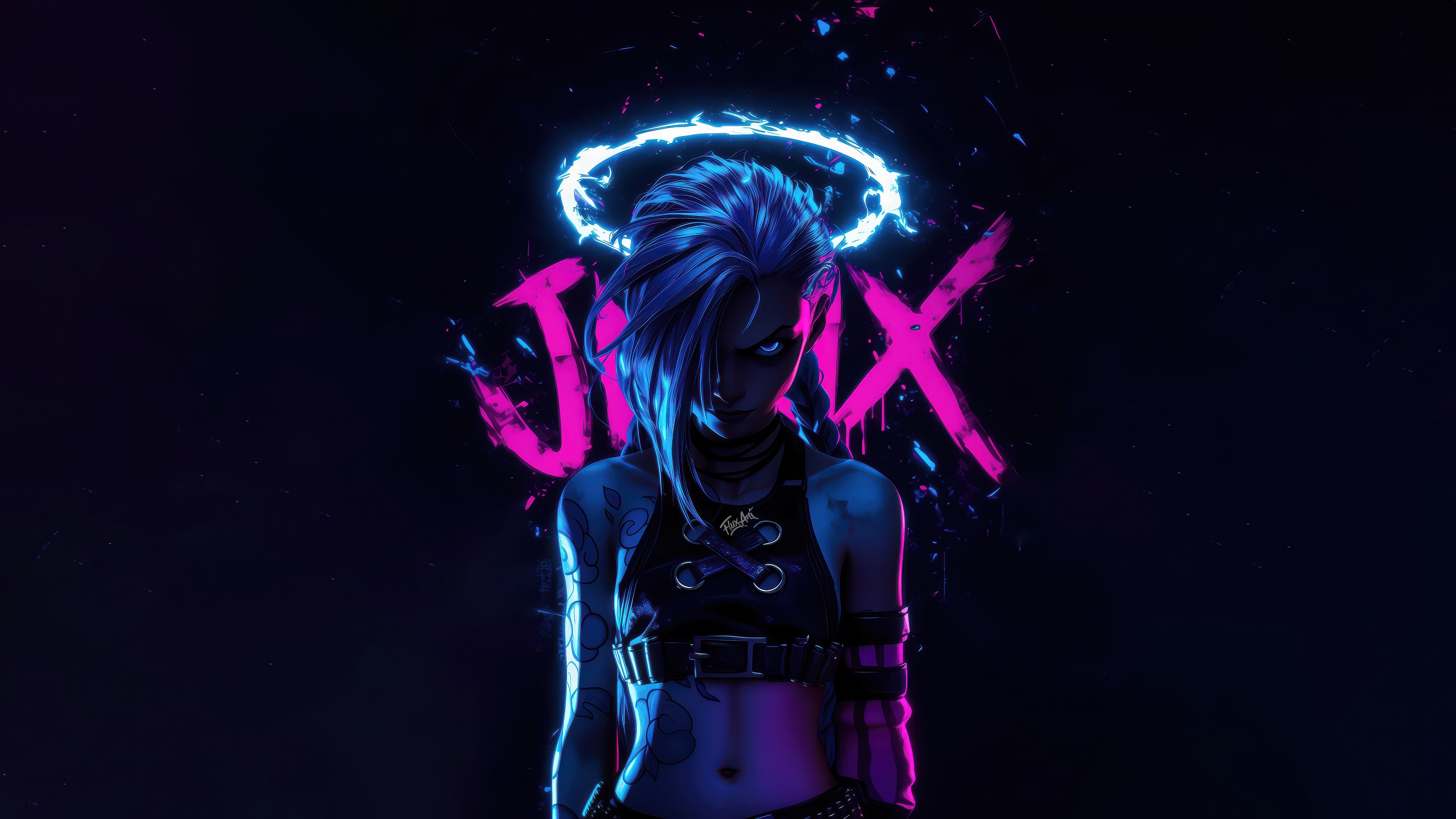 Jinx from League of Legends 4K HD Wallpaper