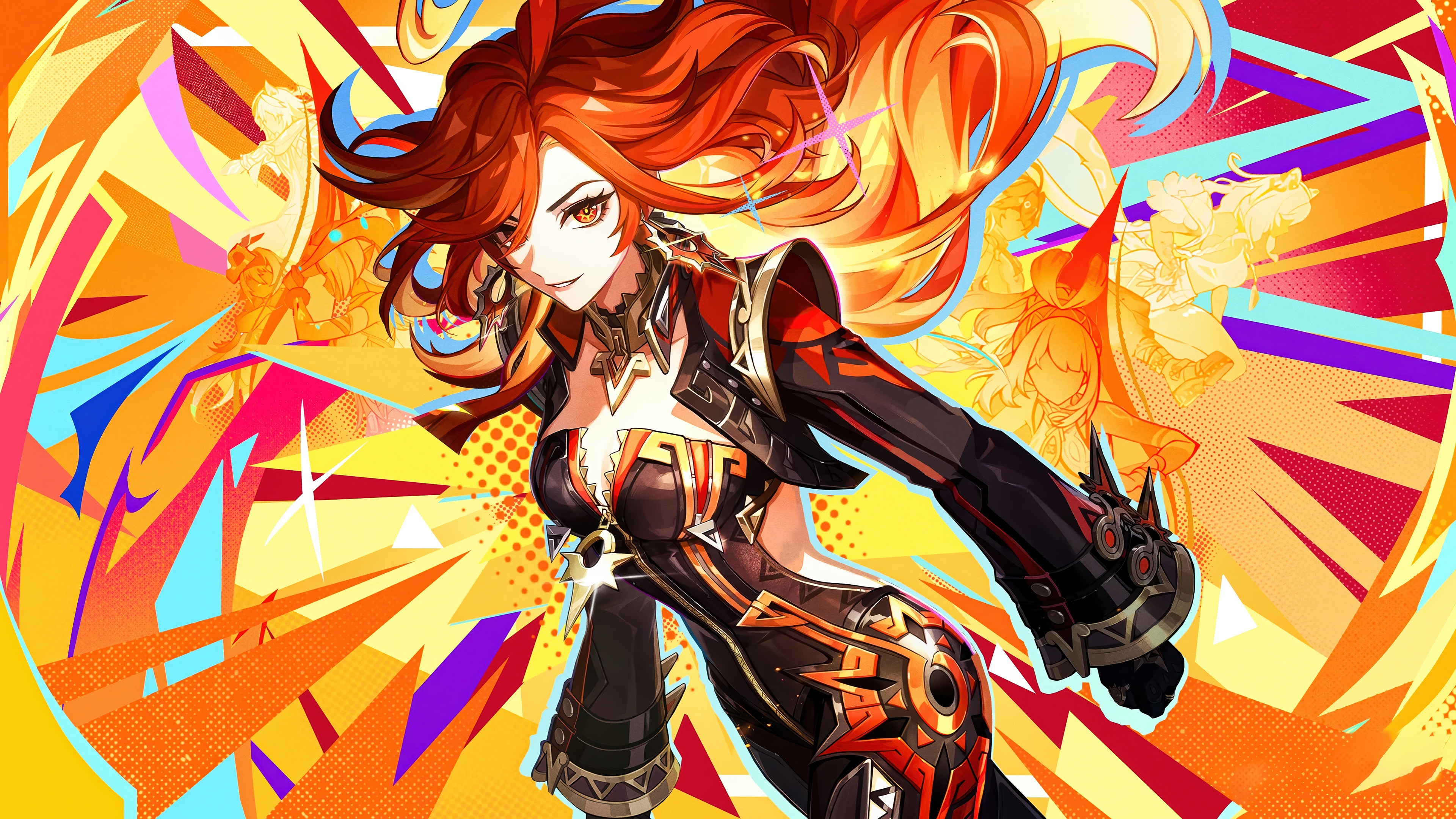 Mavuika from Genshin Impact in 4K HD Wallpaper