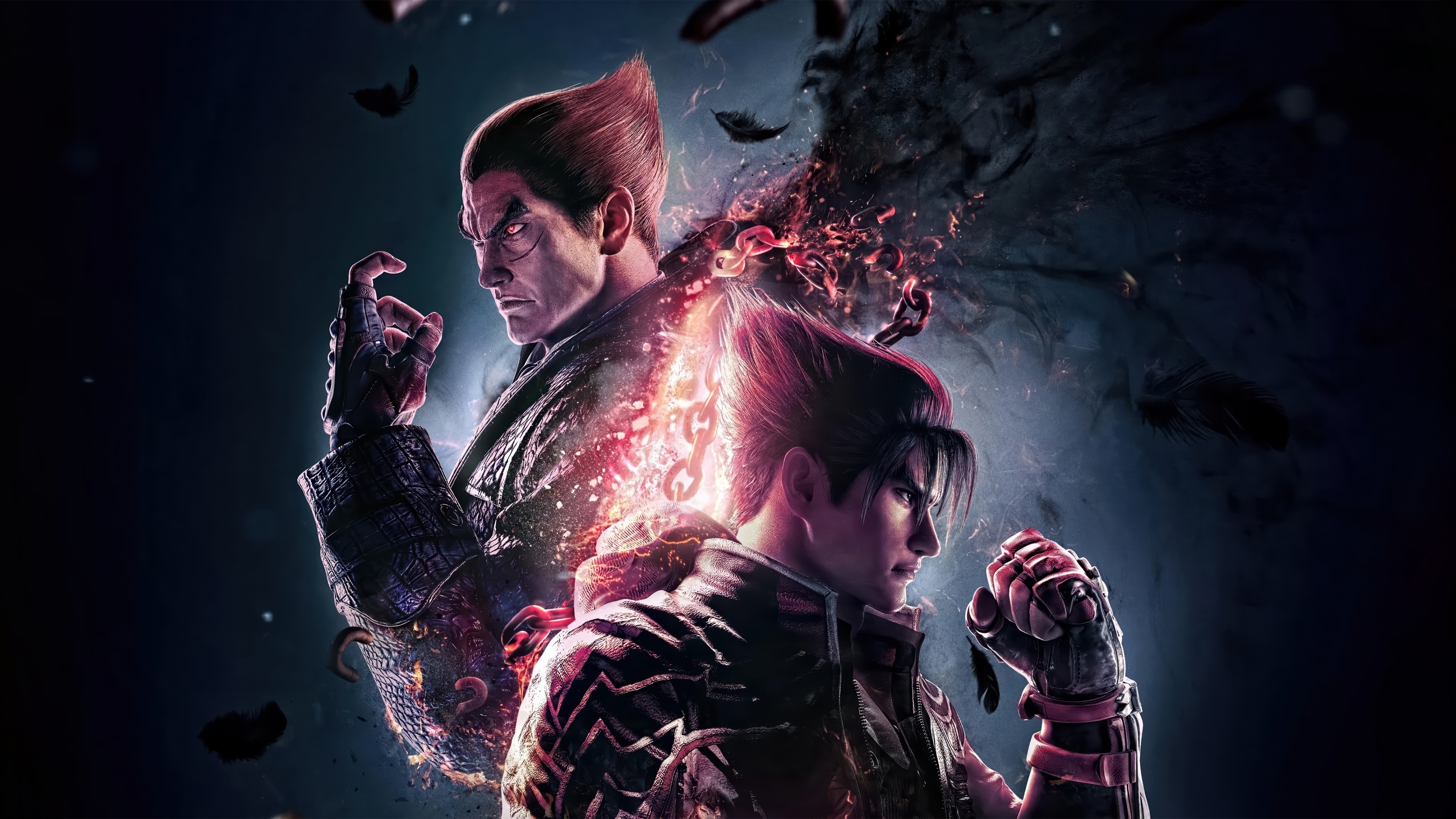 Tekken 8: Jin Kazama and Kazuya Mishima 4K HD Wallpaper