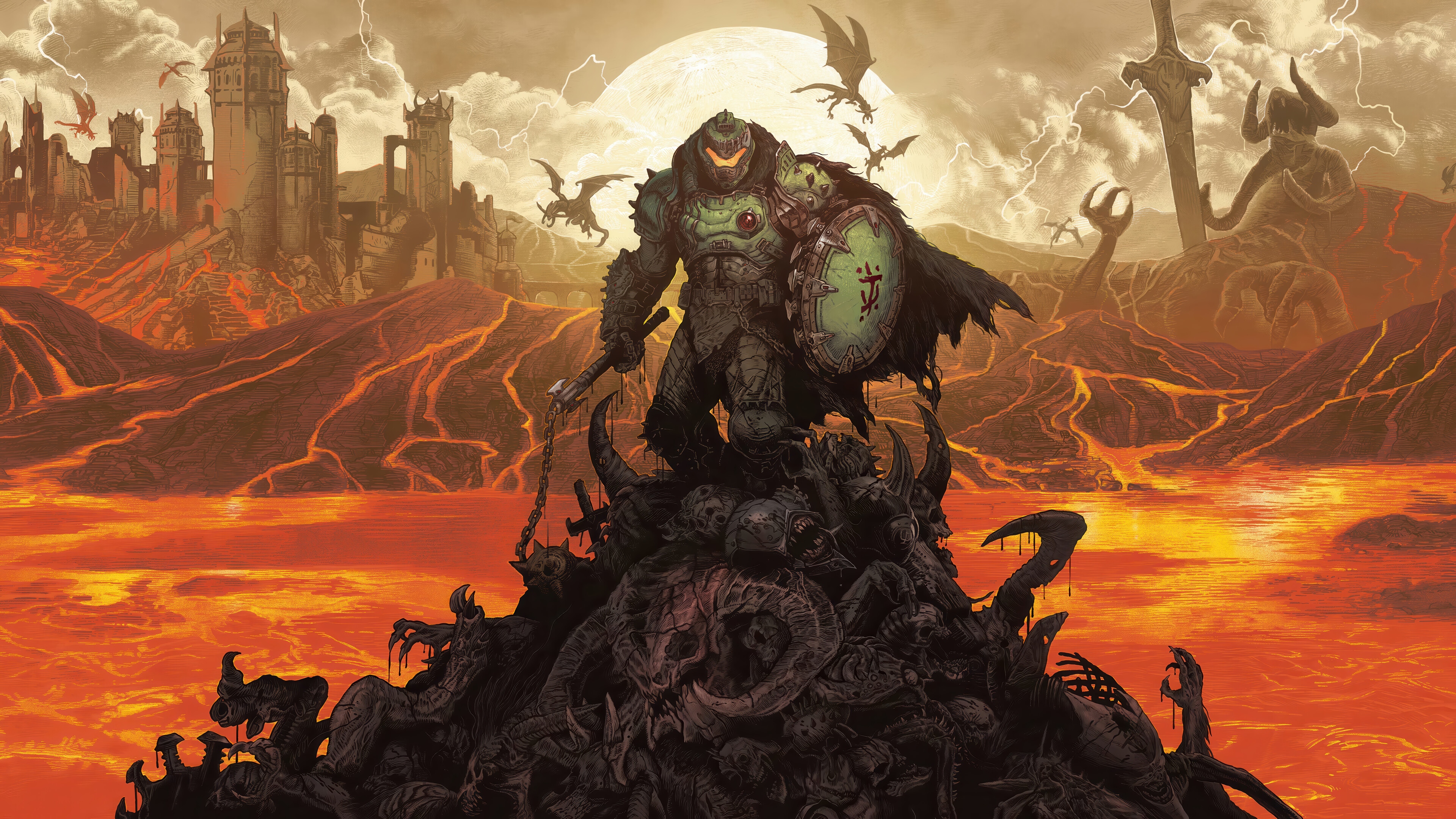 Doom: The Dark Ages 4K HD Wallpaper