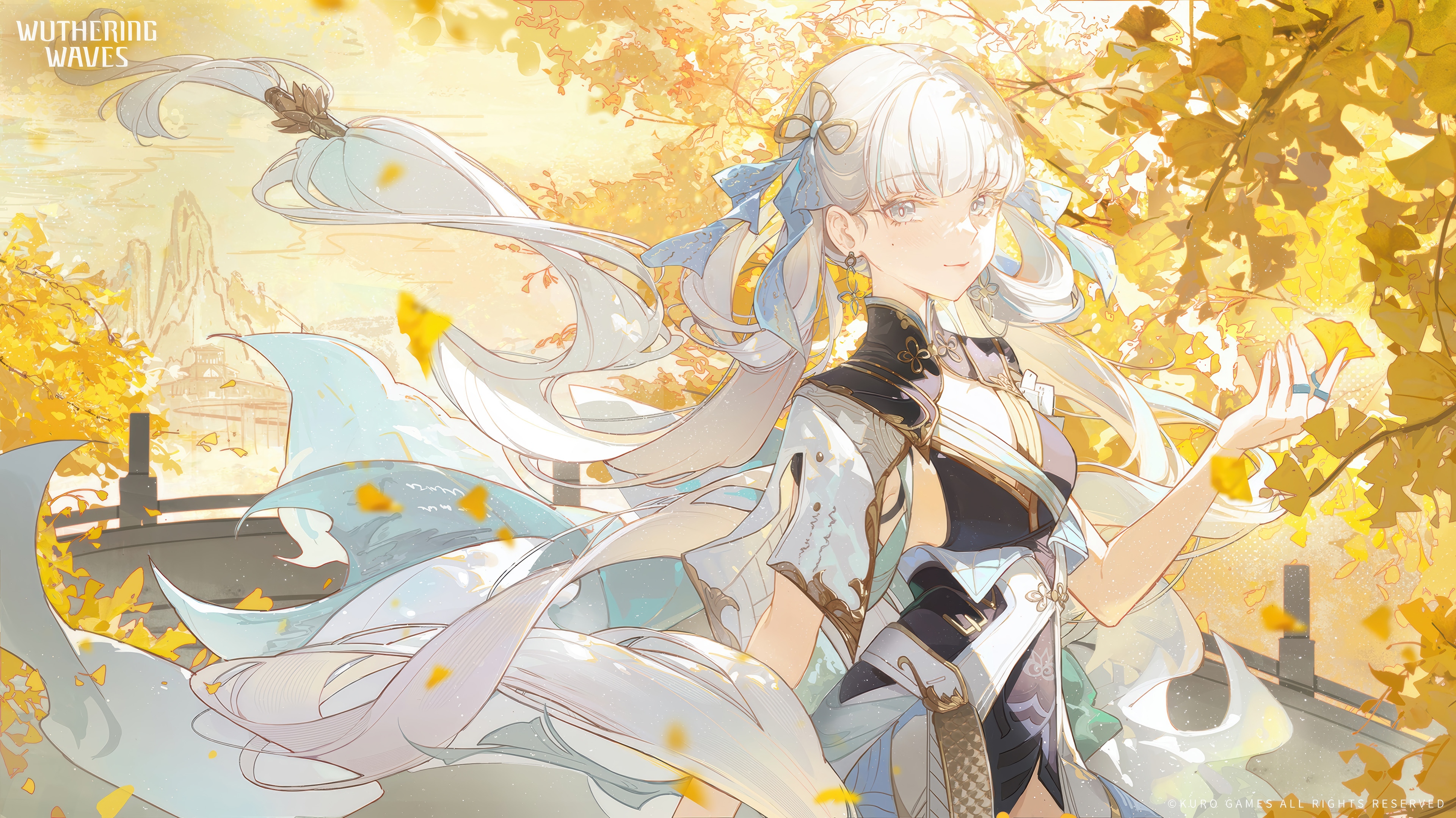 Jinhsi from Wuthering Waves in 4K HD Wallpaper