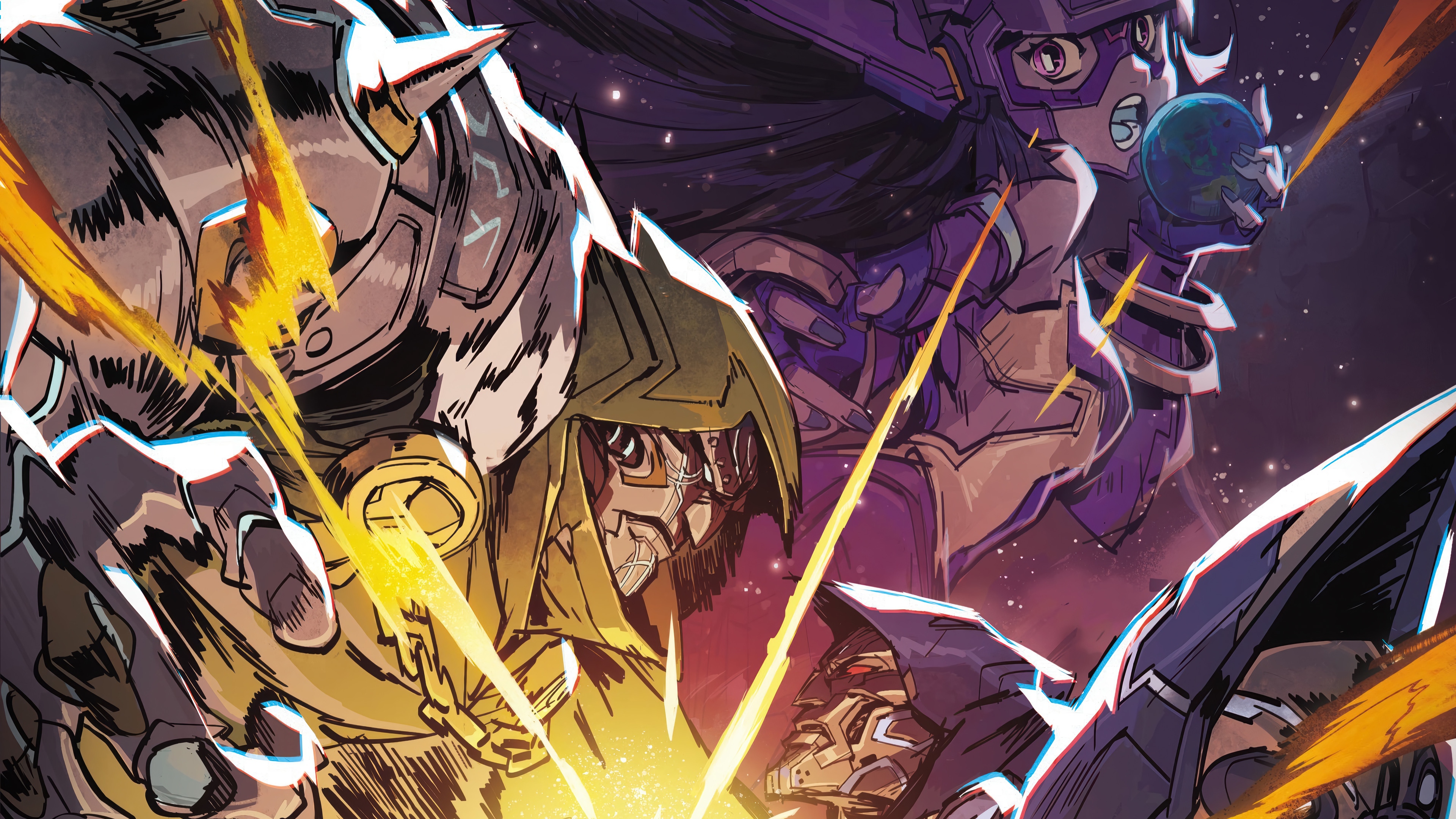 Marvel Rivals Galacta and Doctor Doom 4K HD Wallpaper