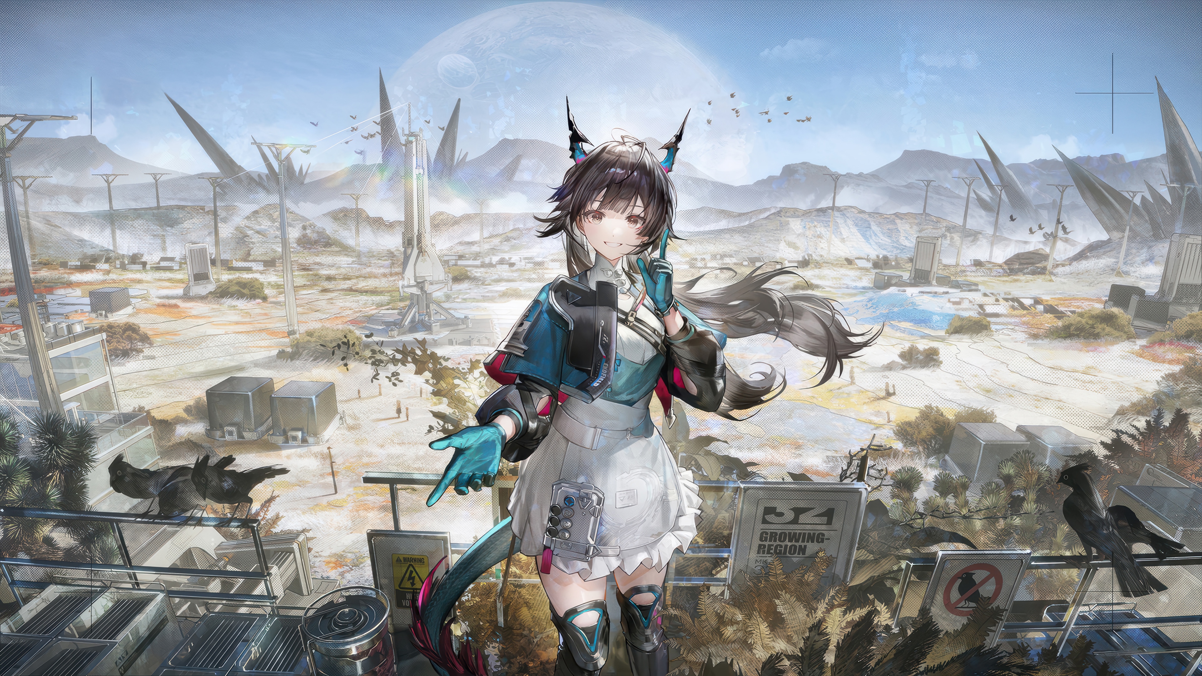 Chen Qianyu in Arknights: Endfield 4K HD Wallpaper