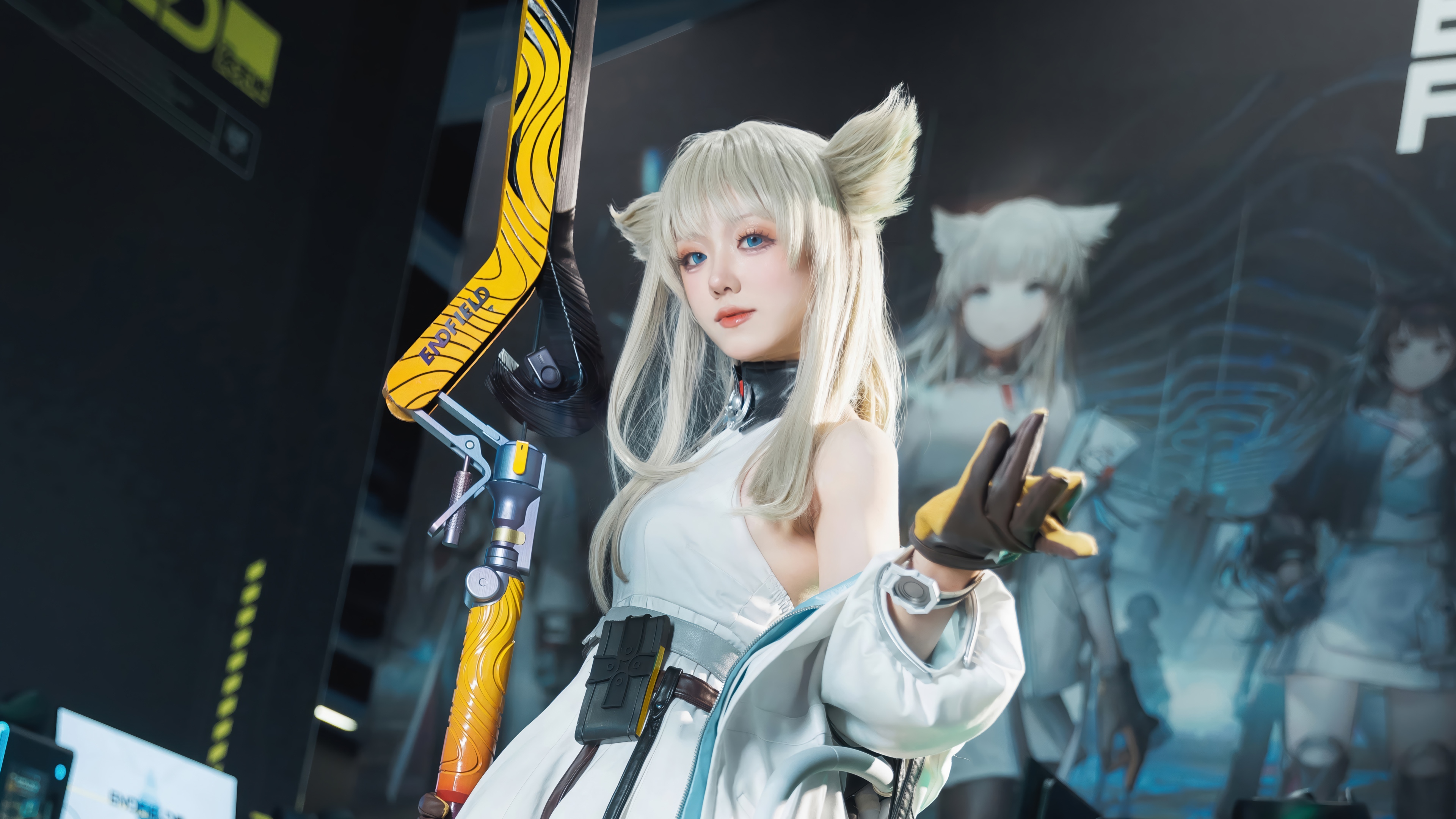 Perlica Cosplay from Arknights: Endfield 4K HD Wallpaper