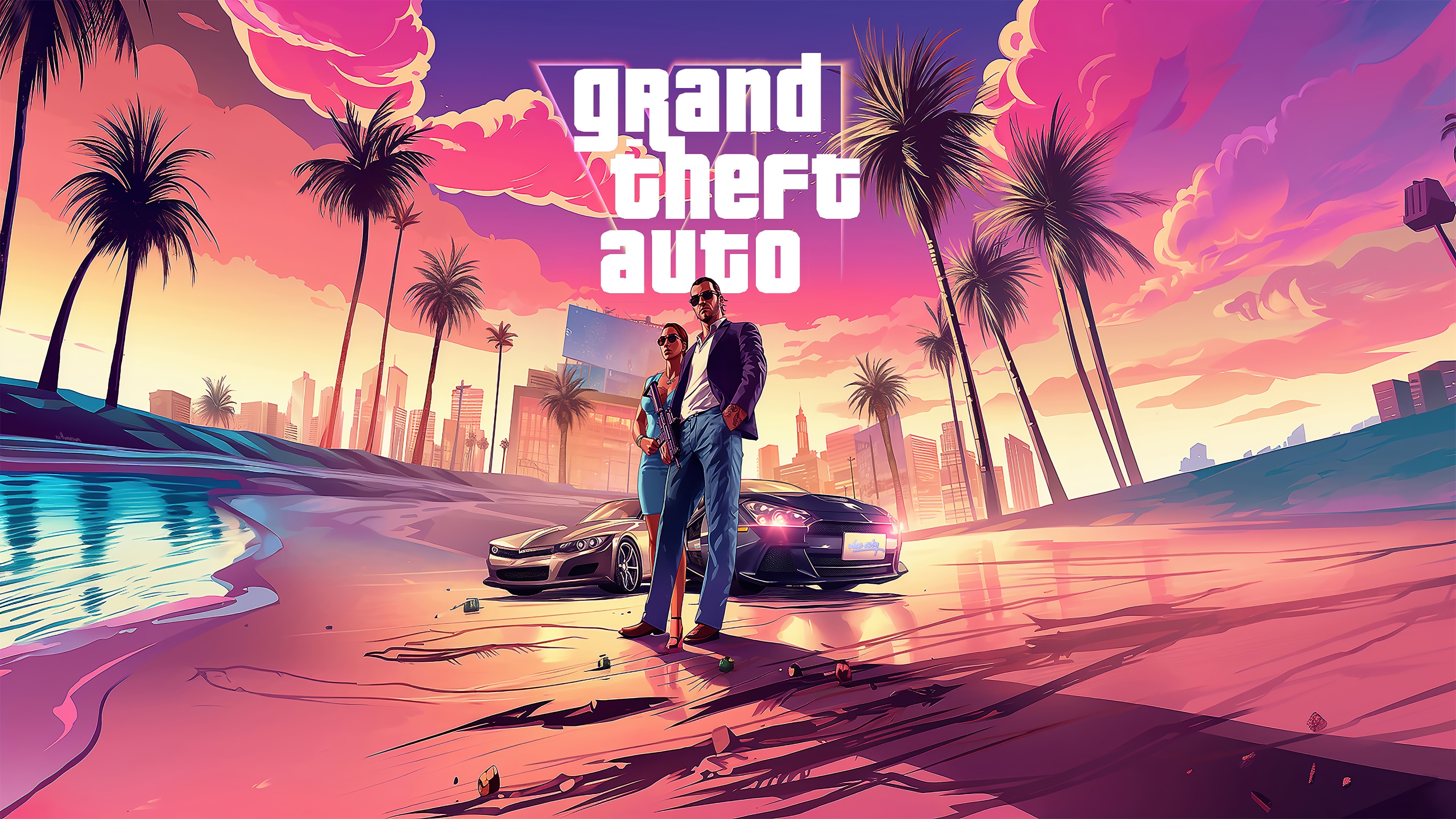 Grand Theft Auto 6 4K HD Wallpaper