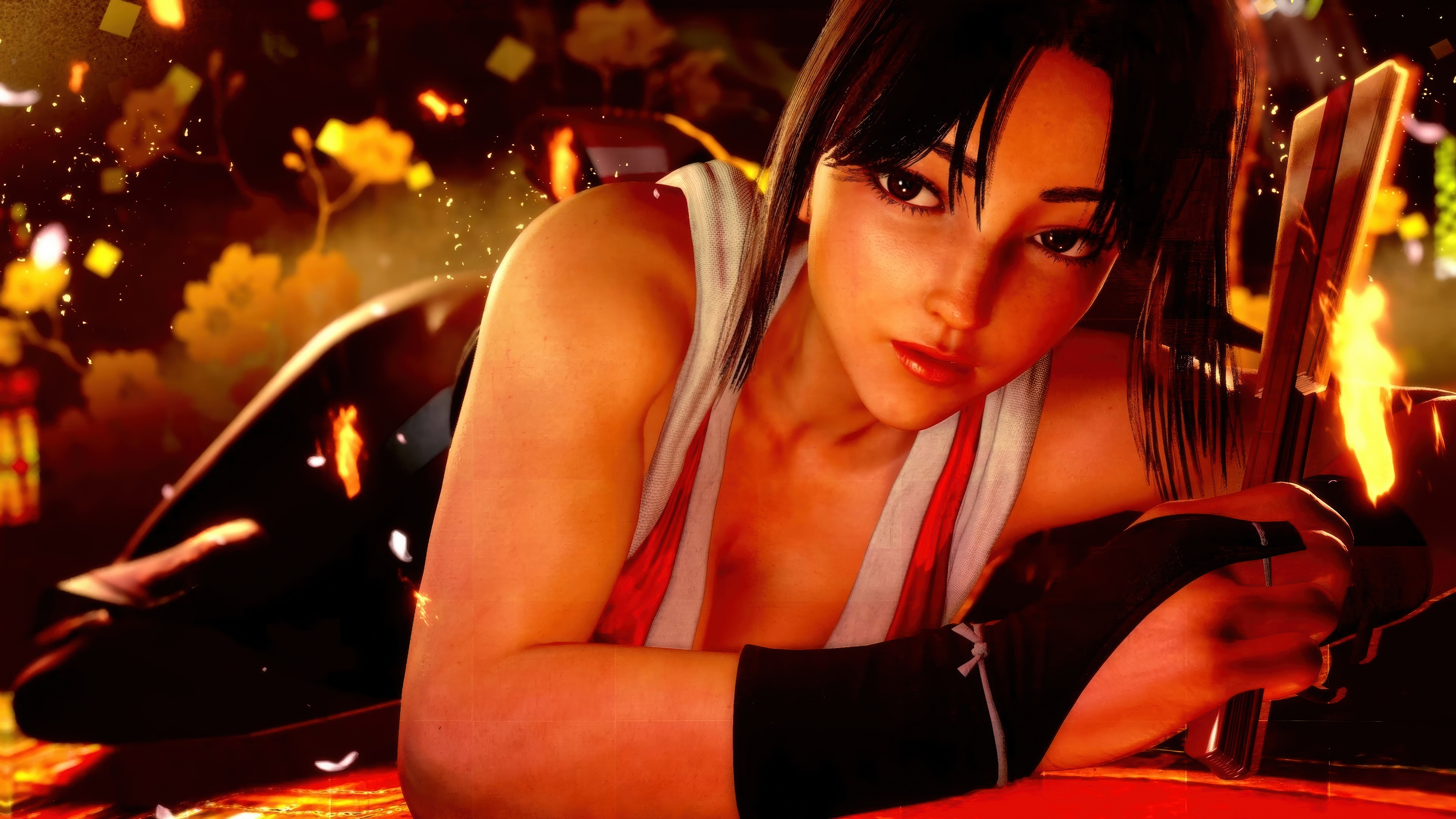 Mai Shiranui from Street Fighter 6 4K HD Wallpaper